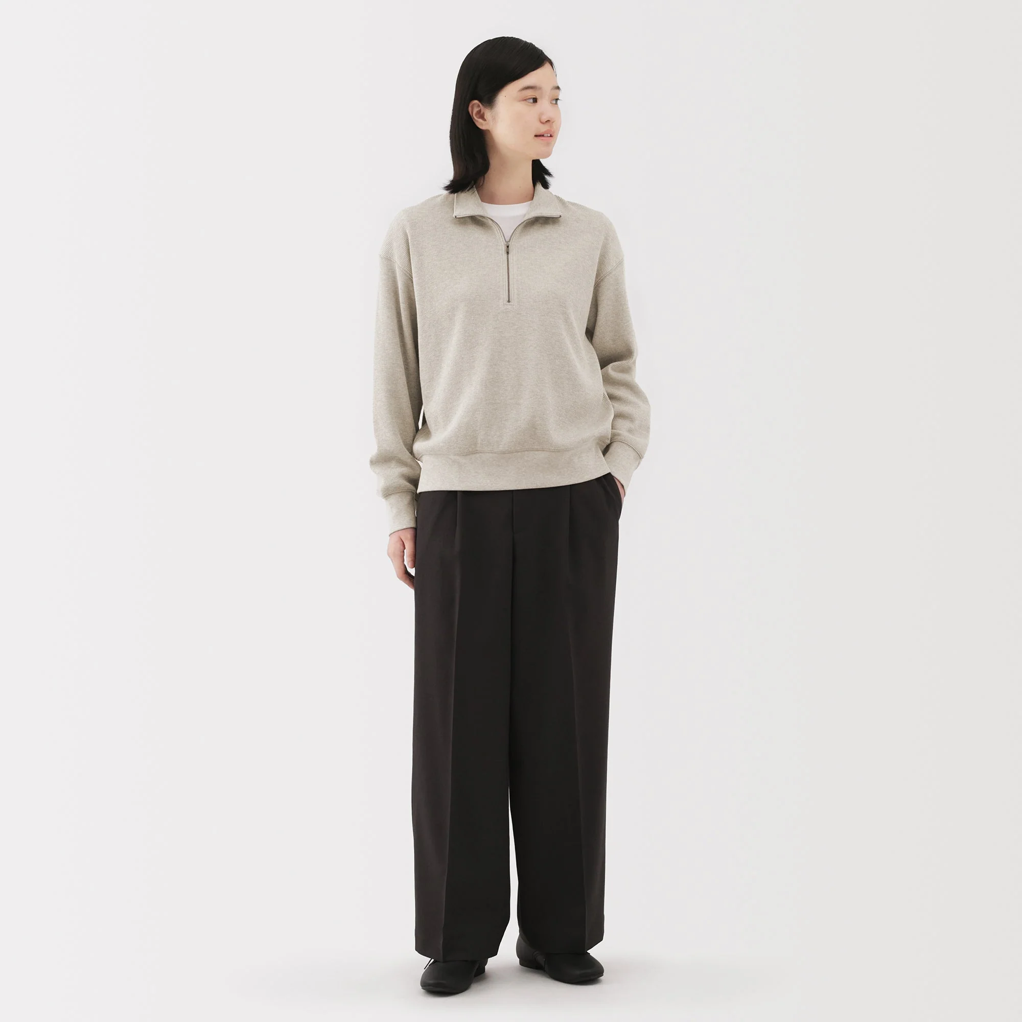 Waffle Half-Zip Pullover - Image 18