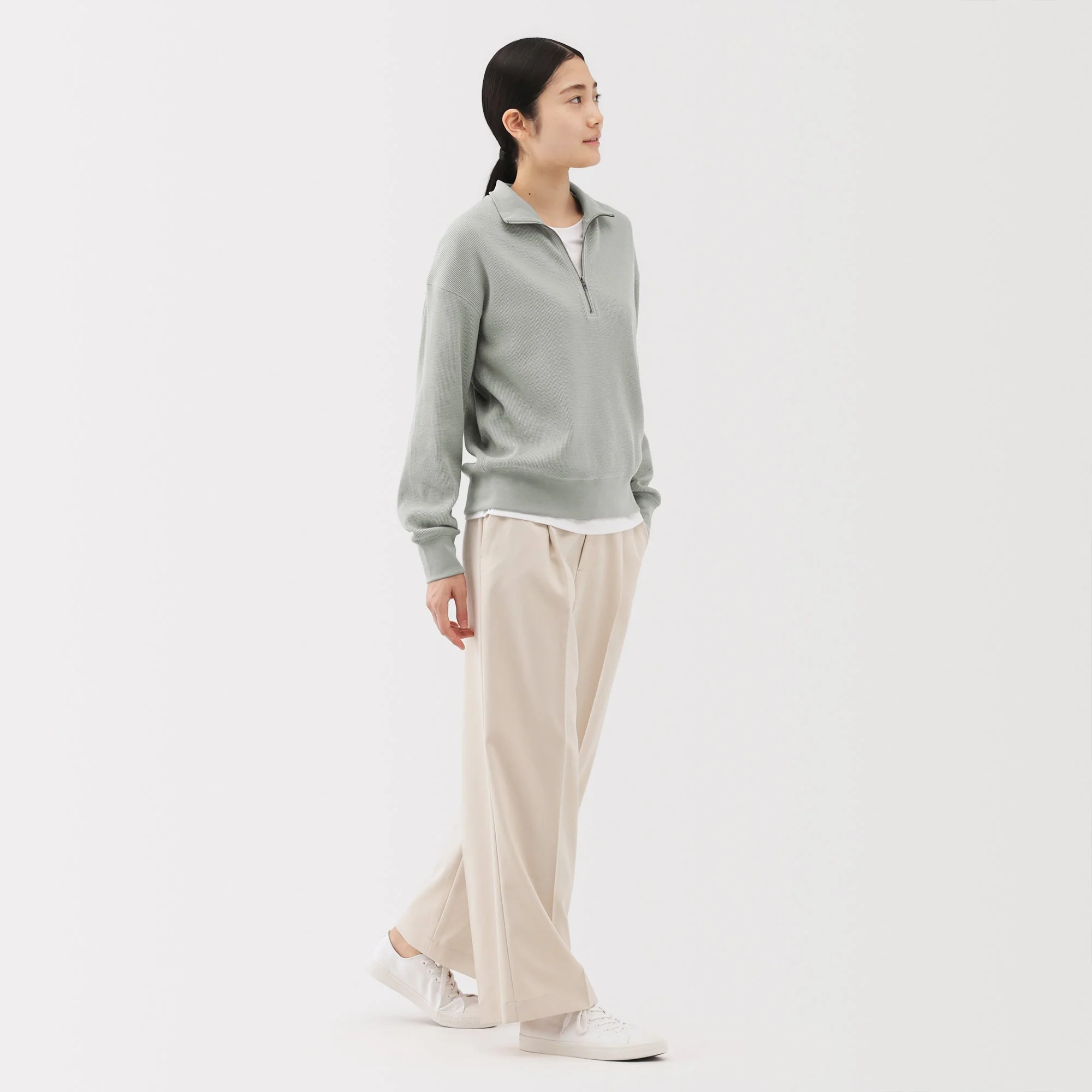 Waffle Half-Zip Pullover - Image 25