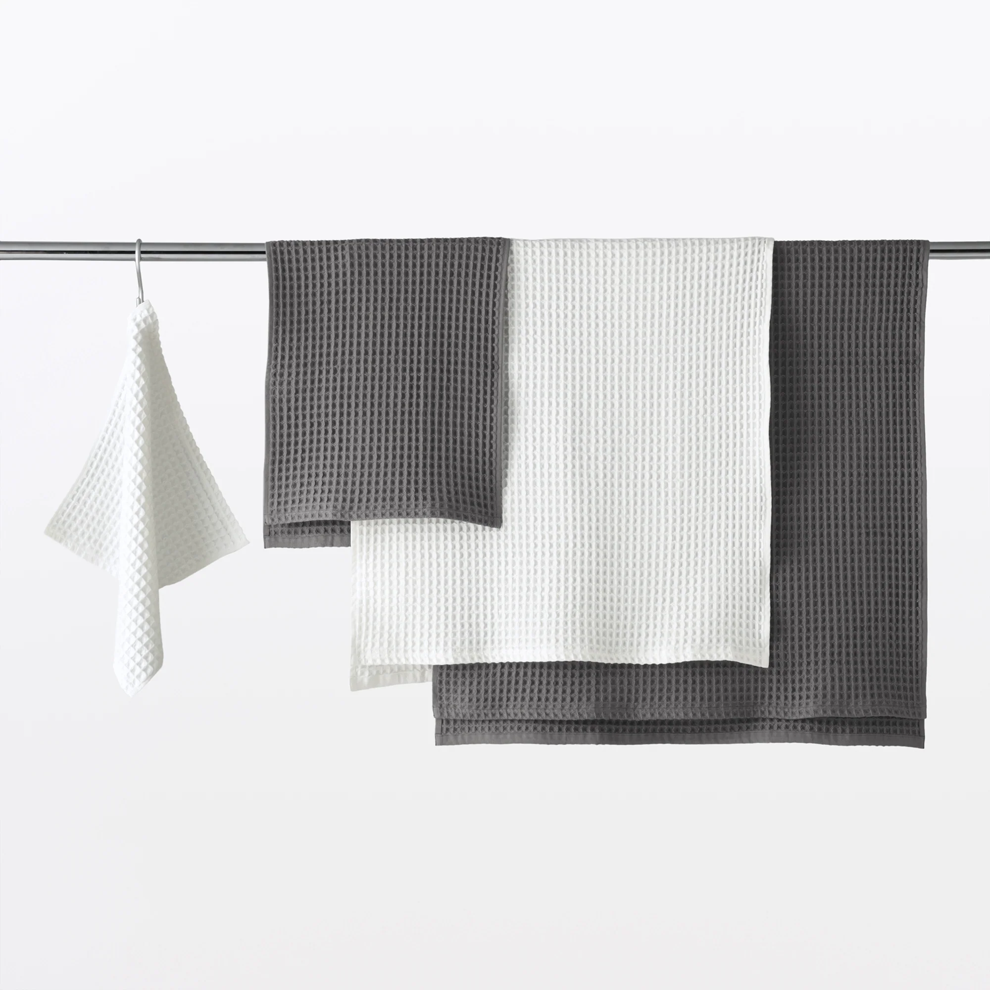 Waffle Hand Towel with Loop - Image 6