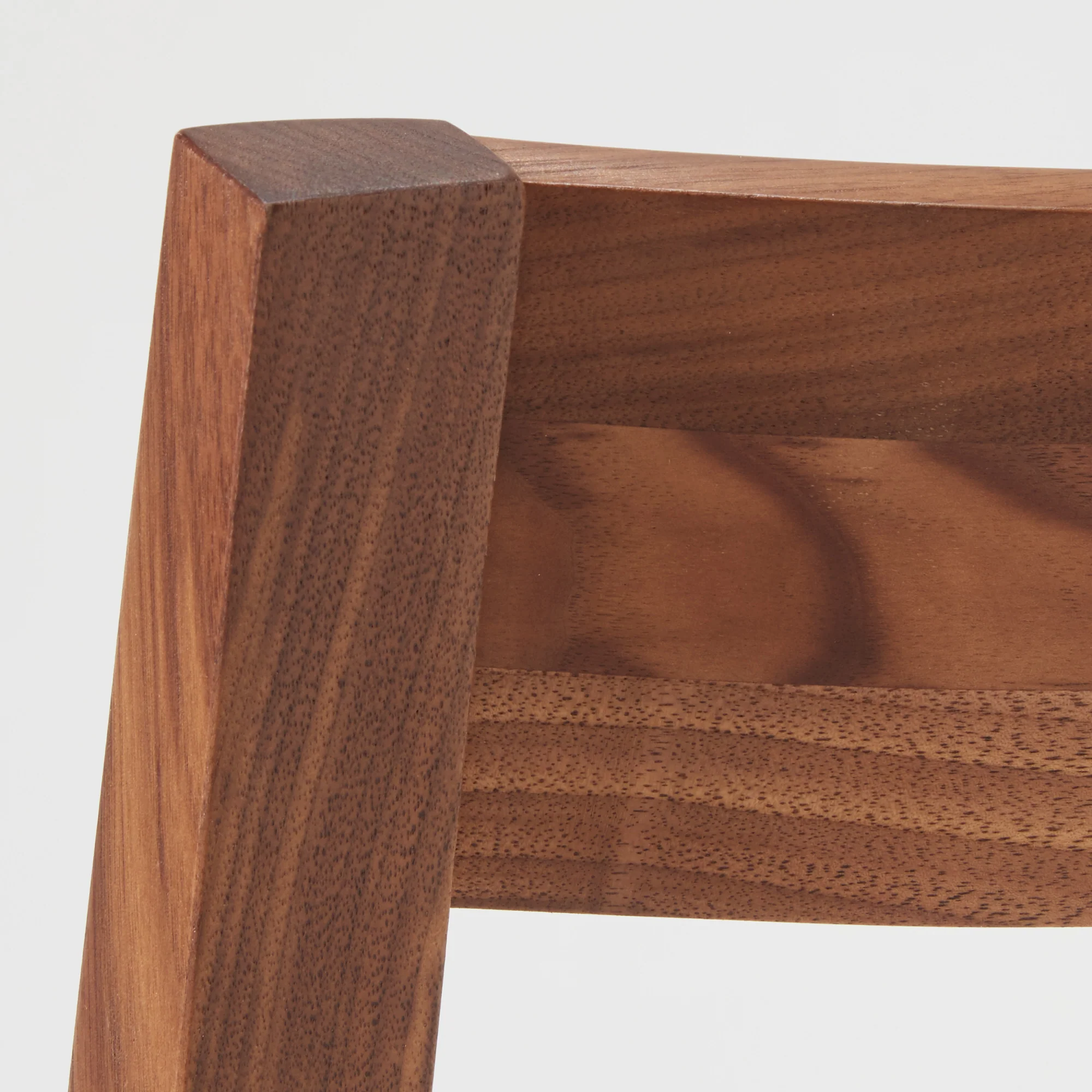 Walnut Cushioned Seat Chair - Image 3