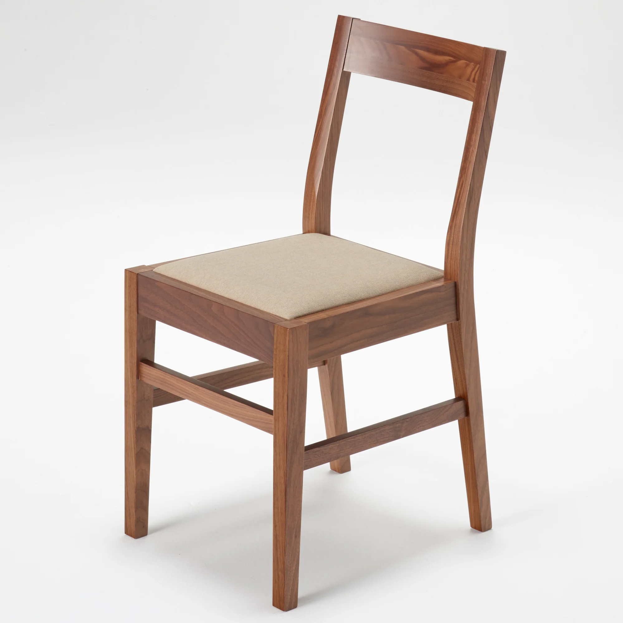 Walnut Cushioned Seat Chair - Image 5