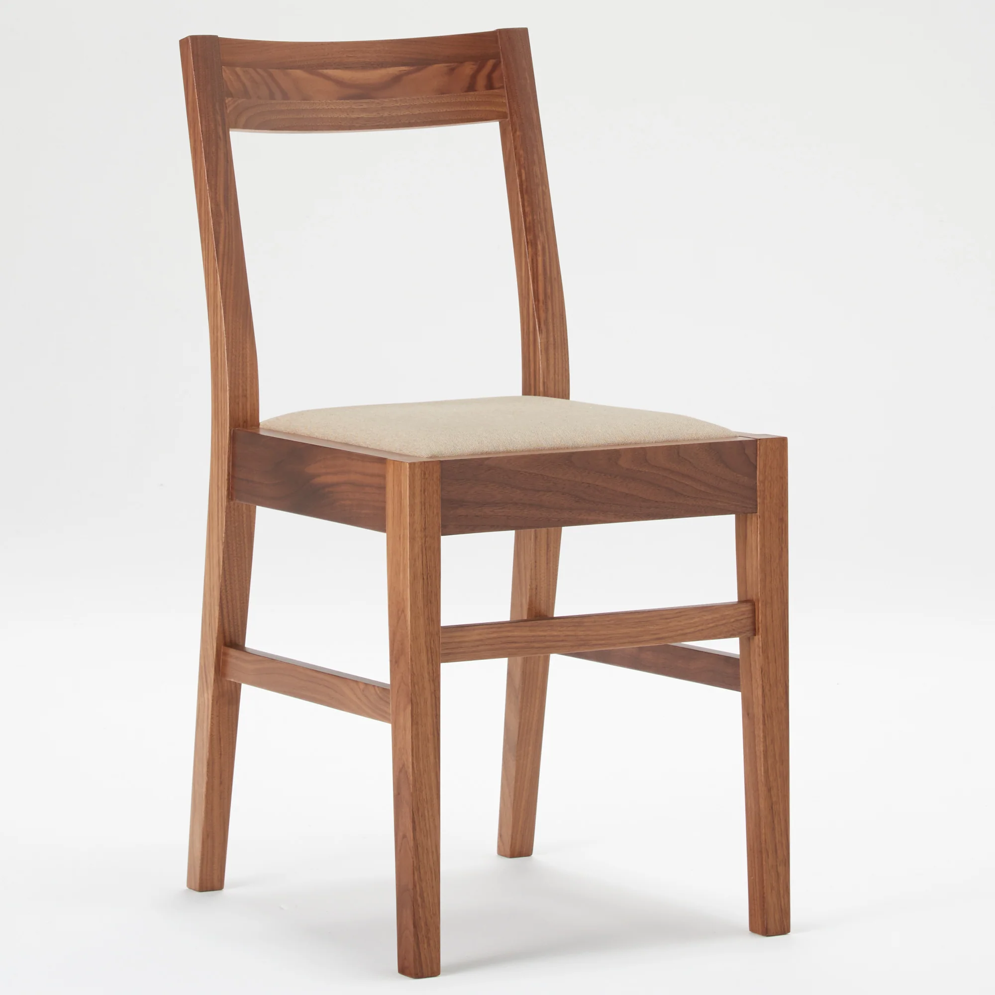 Walnut Cushioned Seat Chair - Image 8