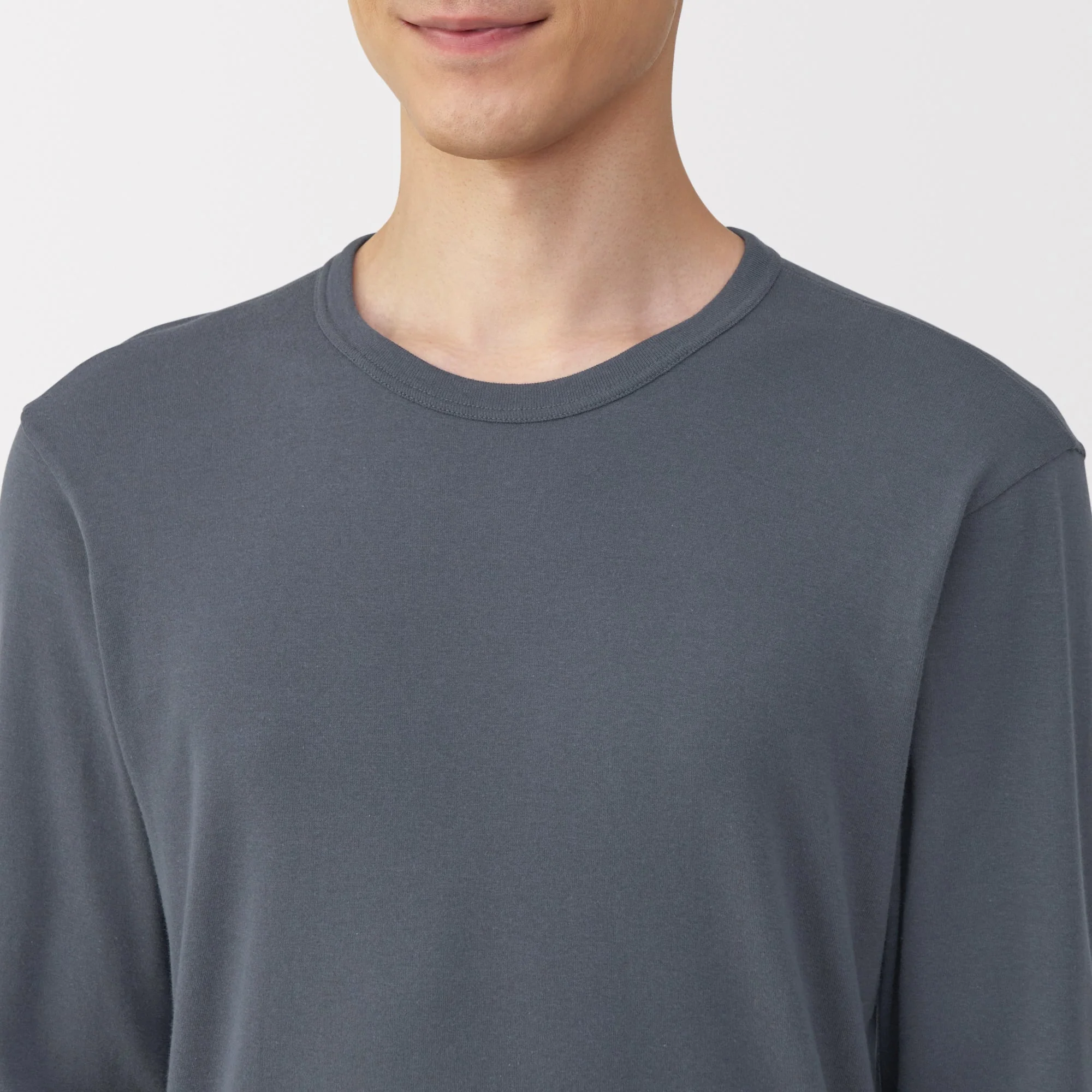 Warm Cotton Crew Neck T-Shirt - Image 14