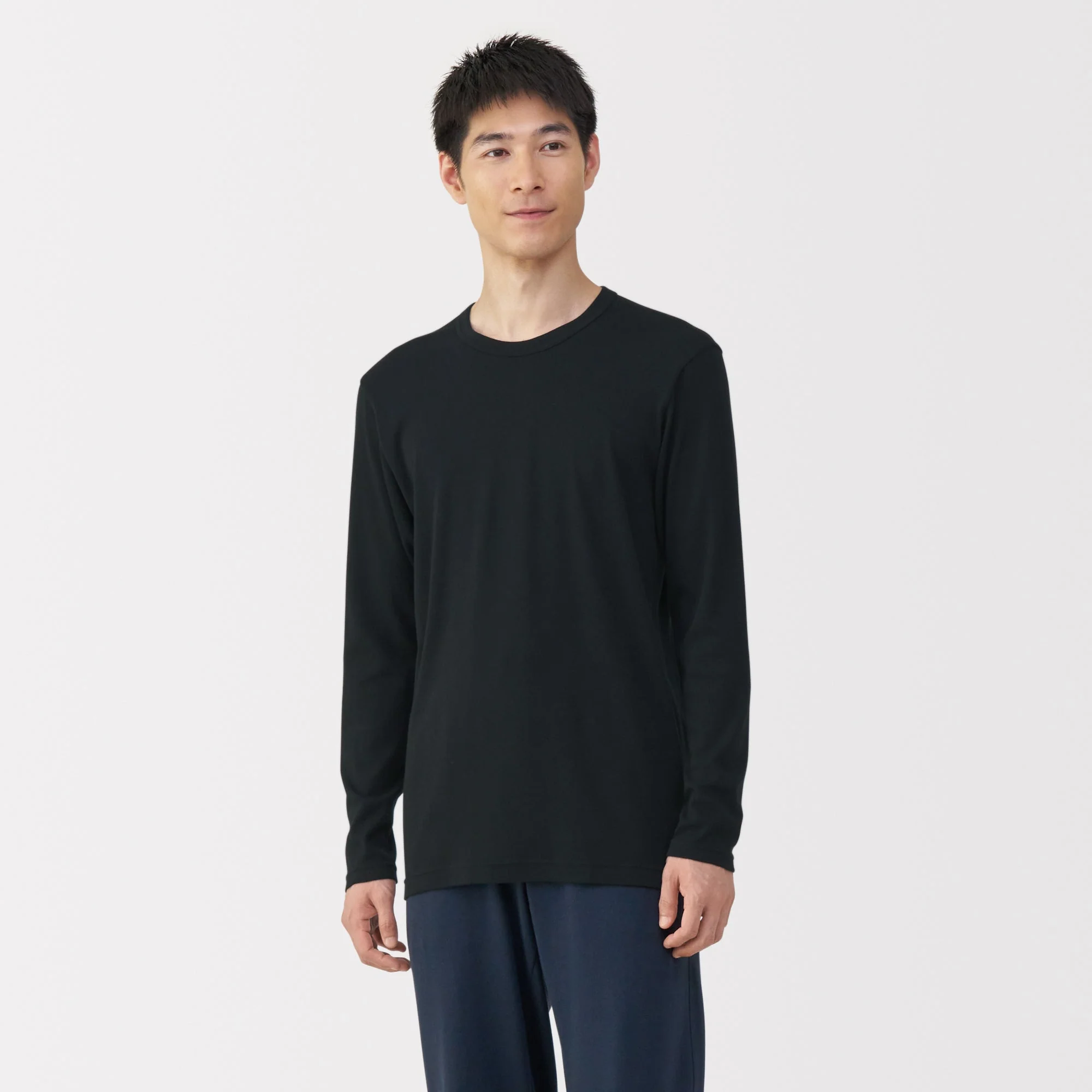 Warm Cotton Crew Neck T-Shirt - Image 17