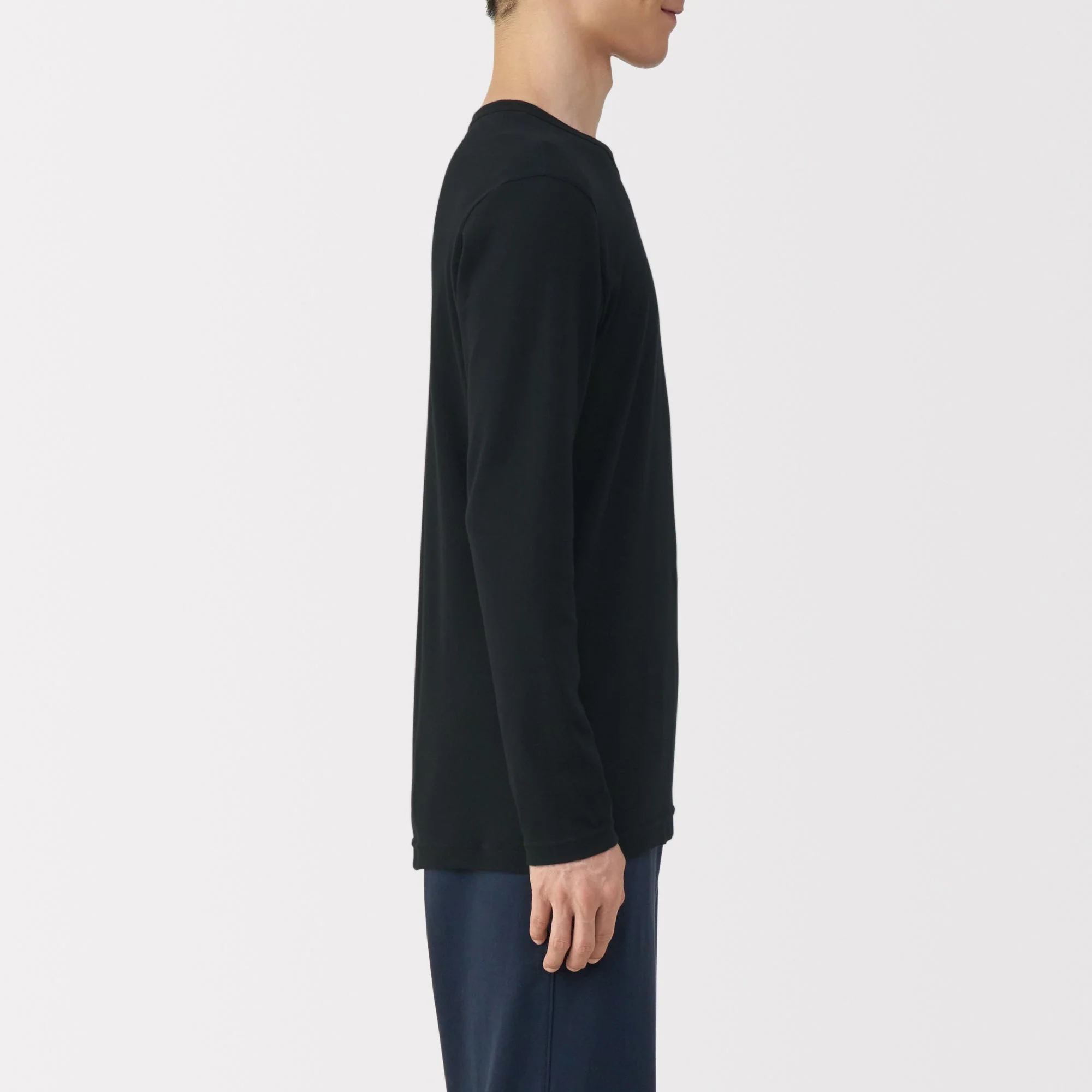 Warm Cotton Crew Neck T-Shirt - Image 19