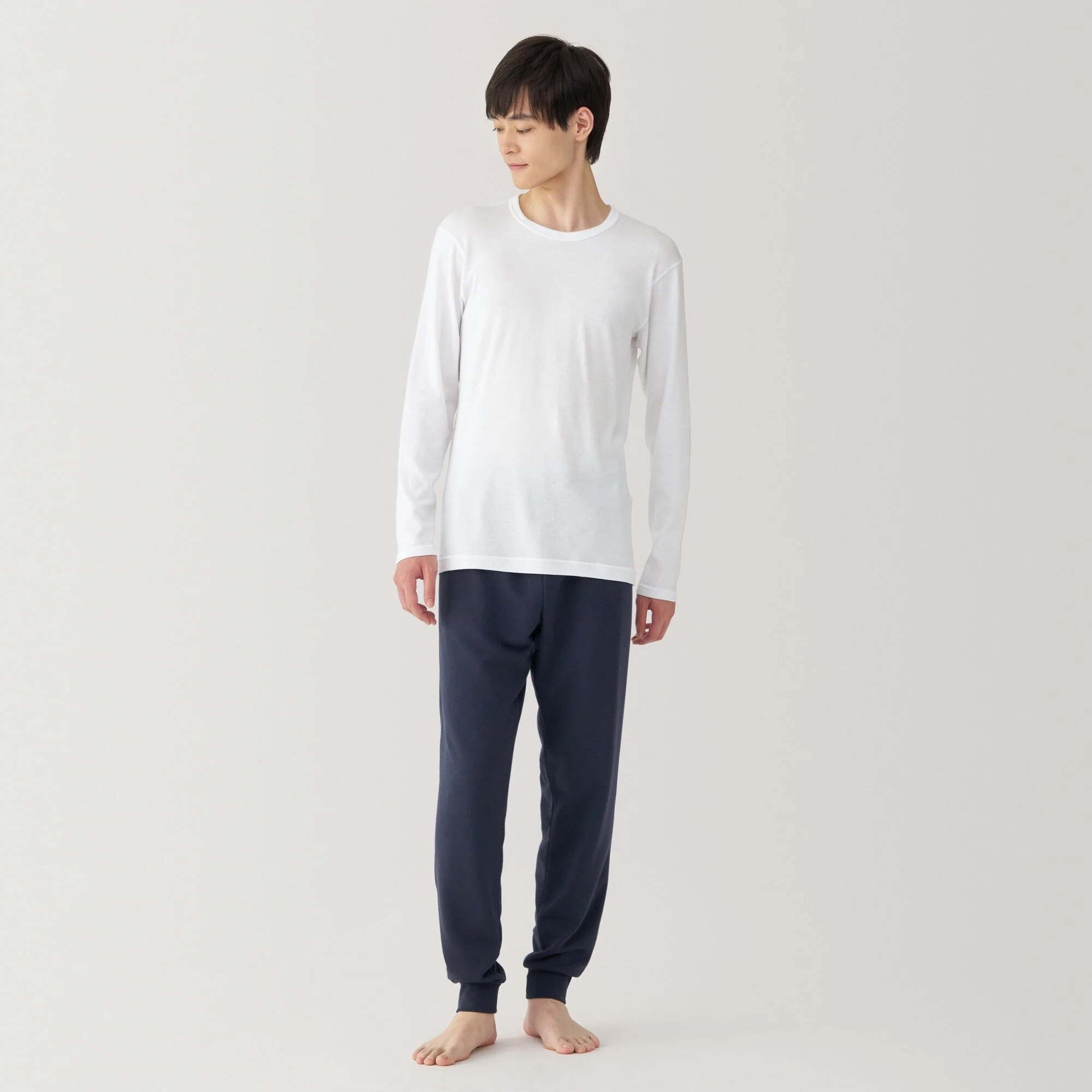 Warm Cotton Crew Neck T-Shirt - Image 4