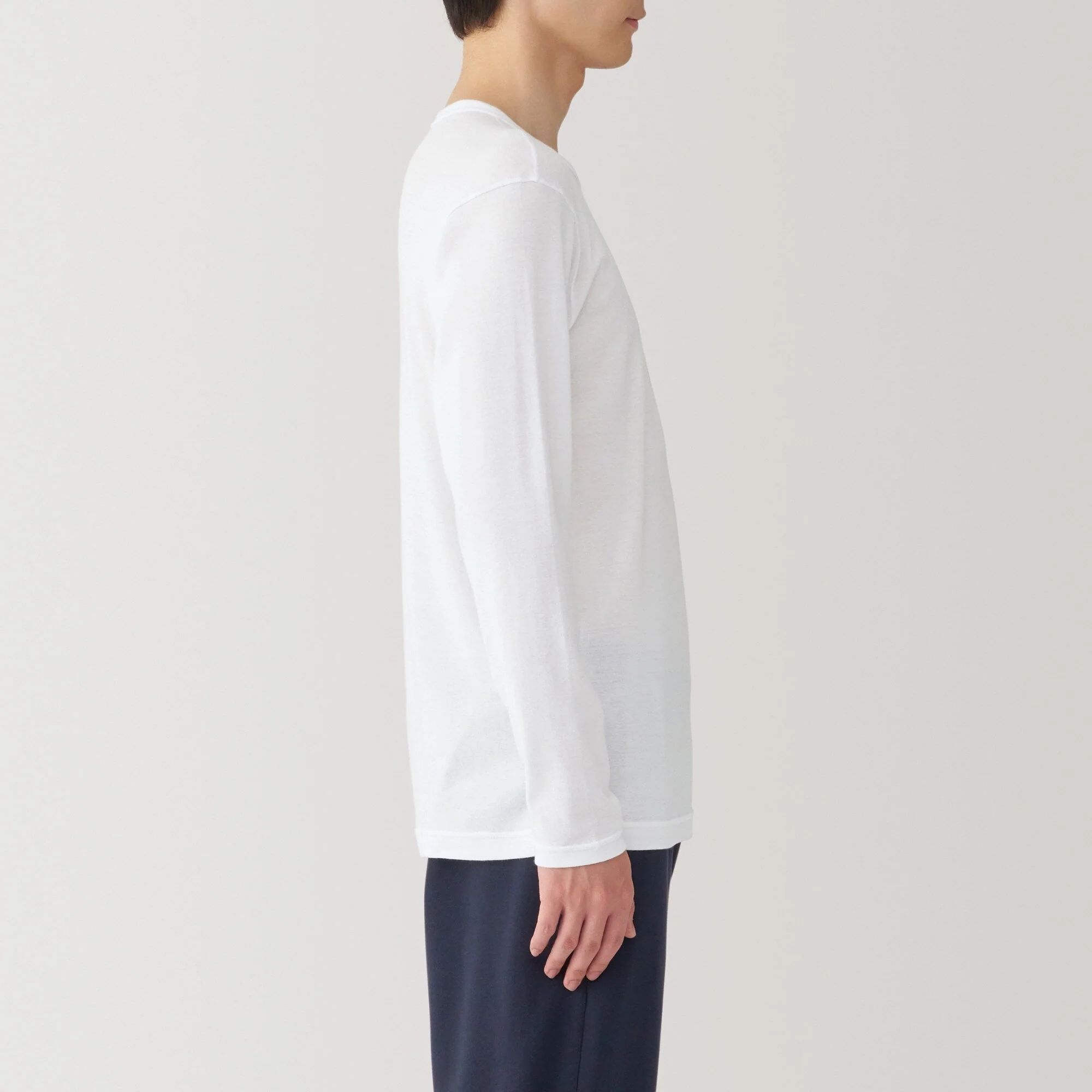 Warm Cotton Crew Neck T-Shirt - Image 5