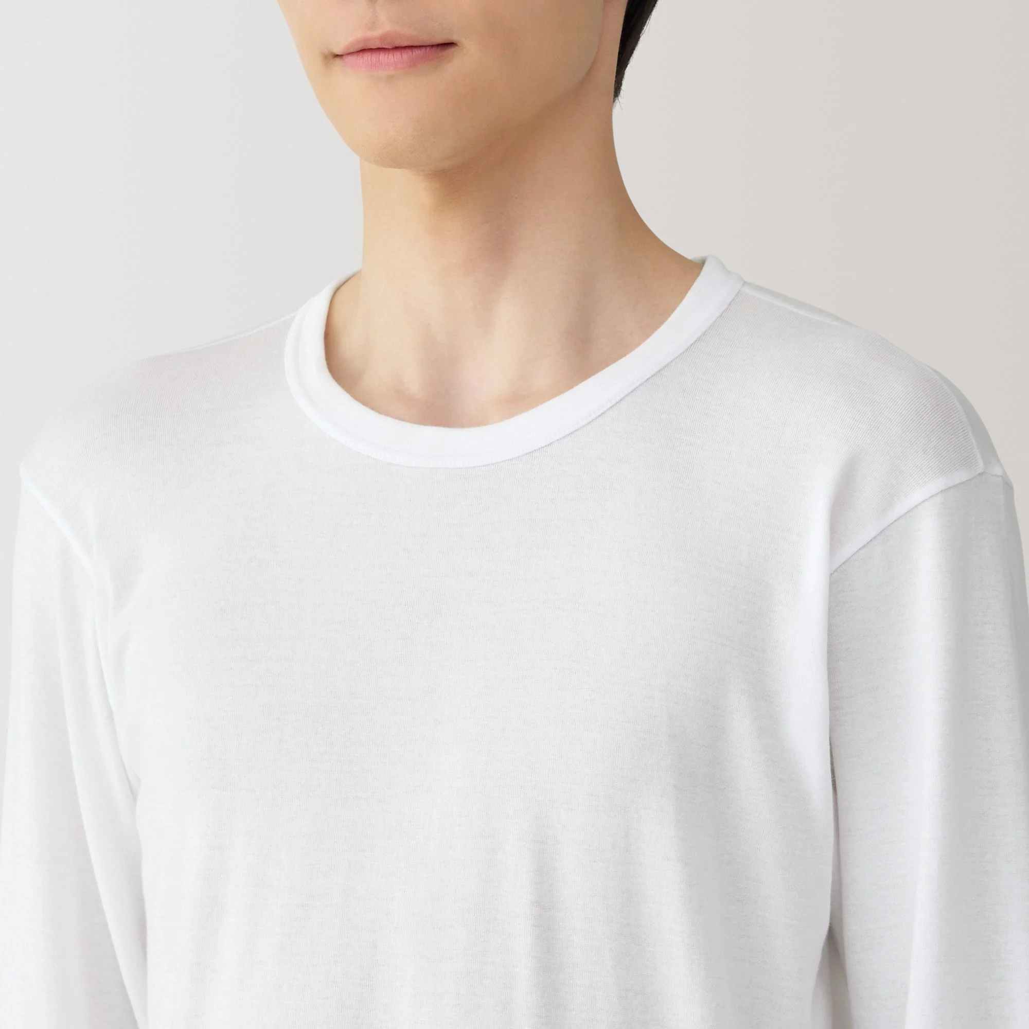 Warm Cotton Crew Neck T-Shirt - Image 7