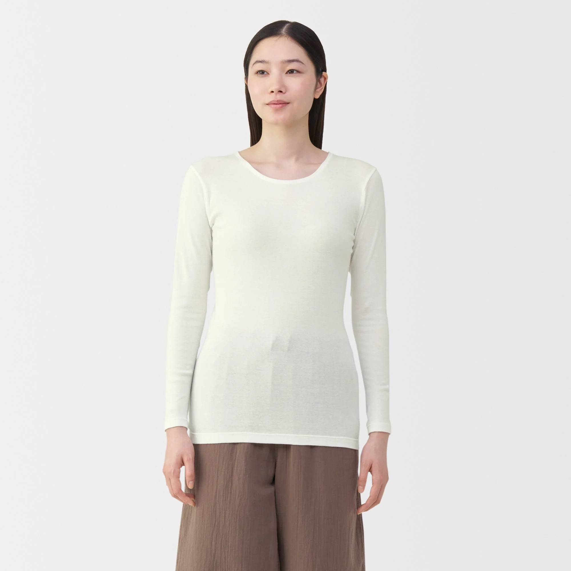 Warm Cotton Crew Neck T-Shirt - Image 10