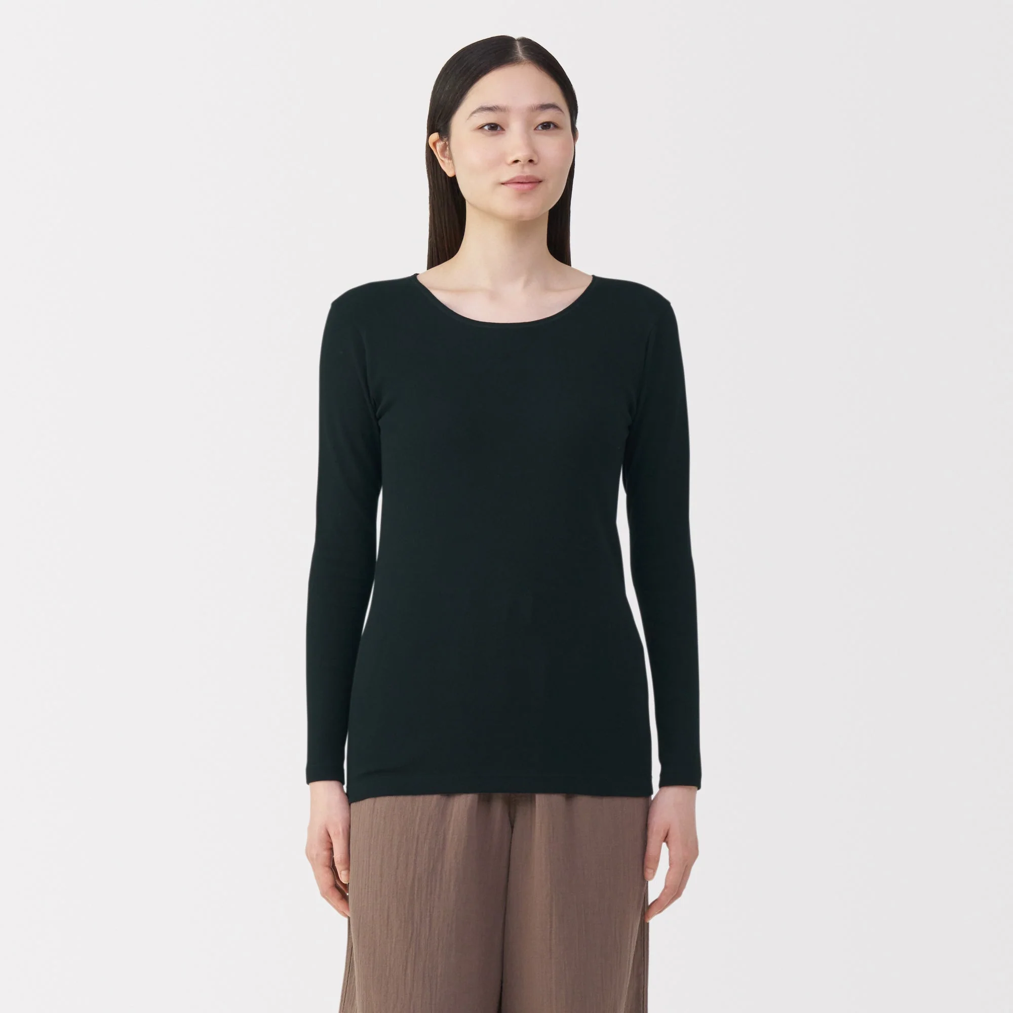Warm Cotton Crew Neck T-Shirt - Image 17