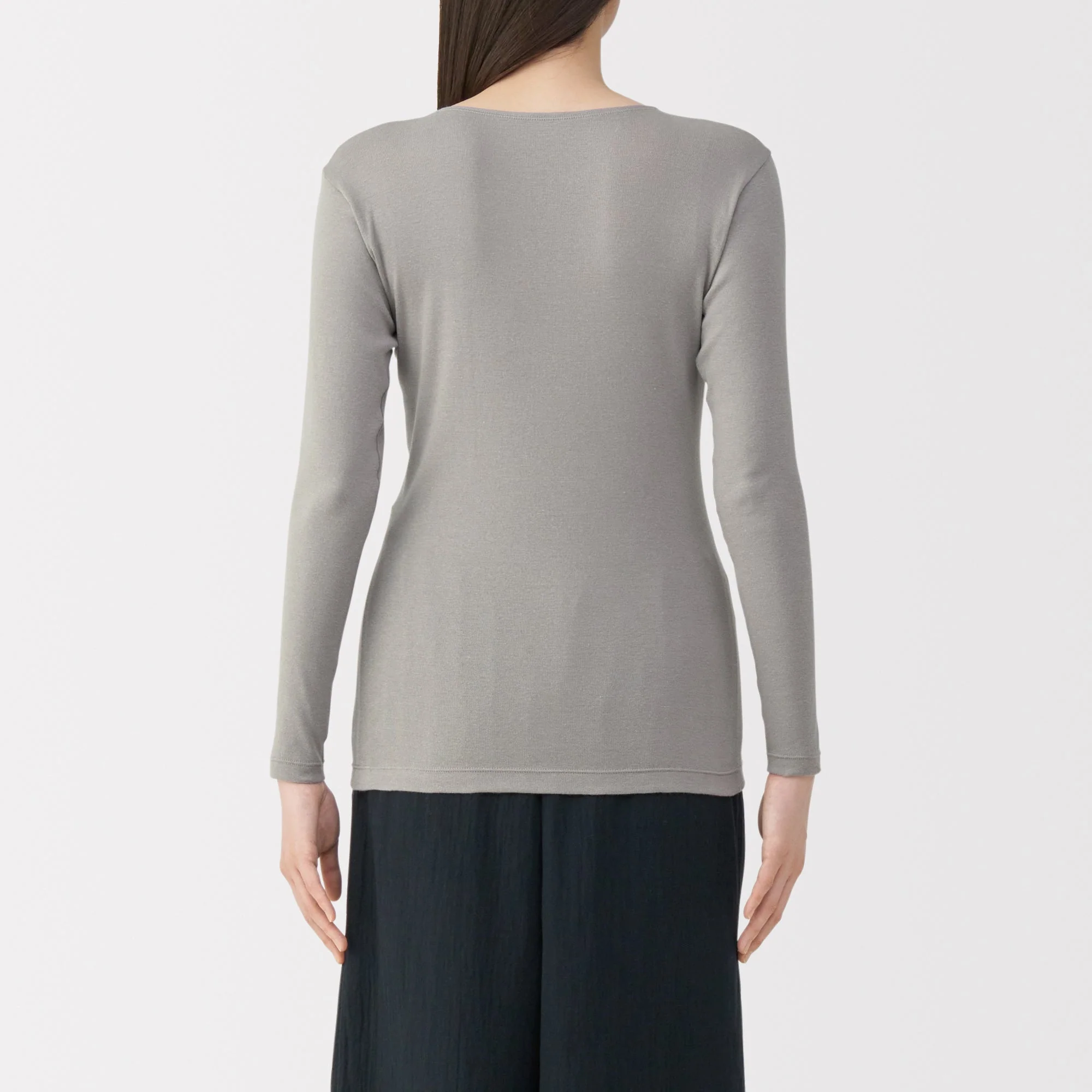 Warm Cotton Crew Neck T-Shirt - Image 6