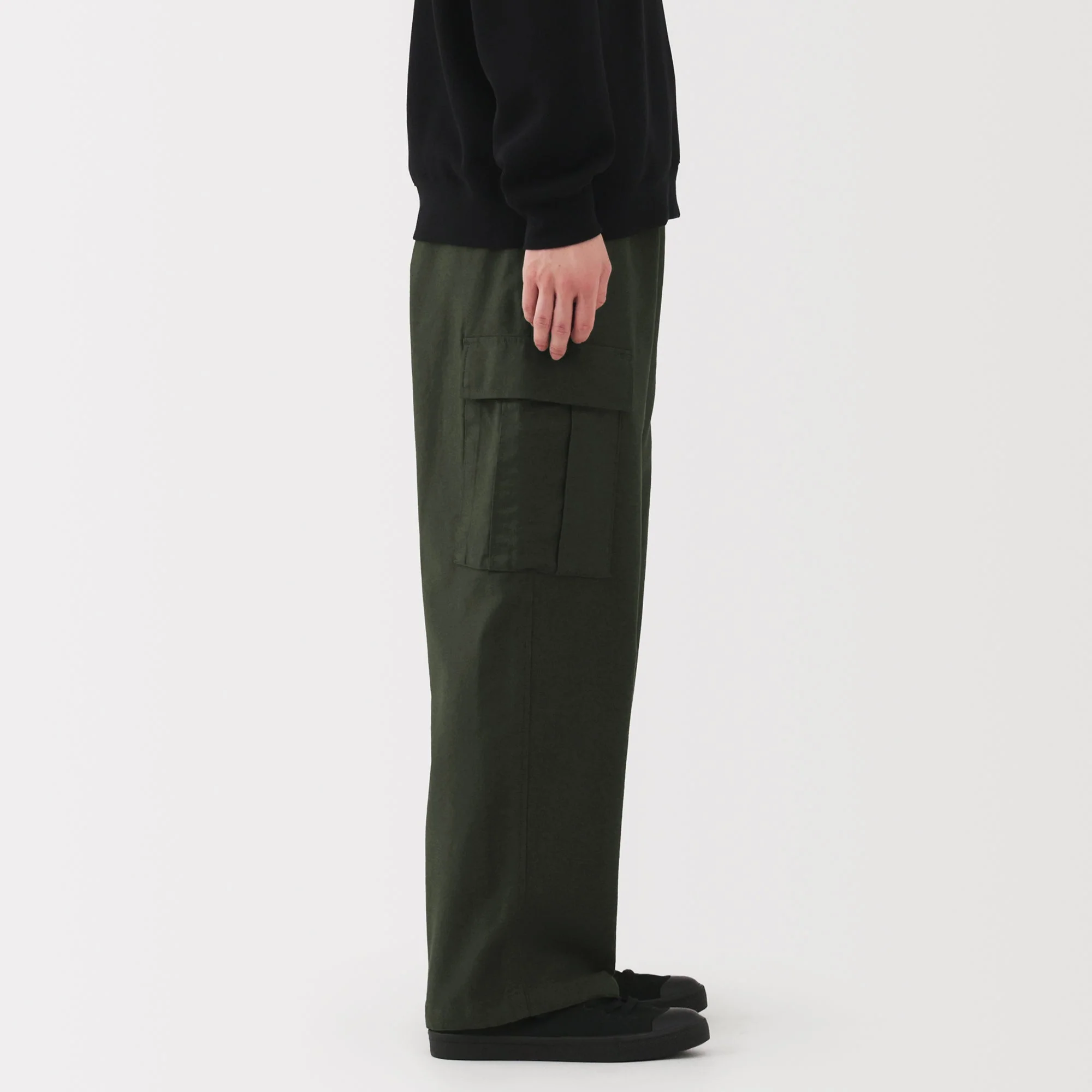 Cotton Easy Cargo Pants - Image 5