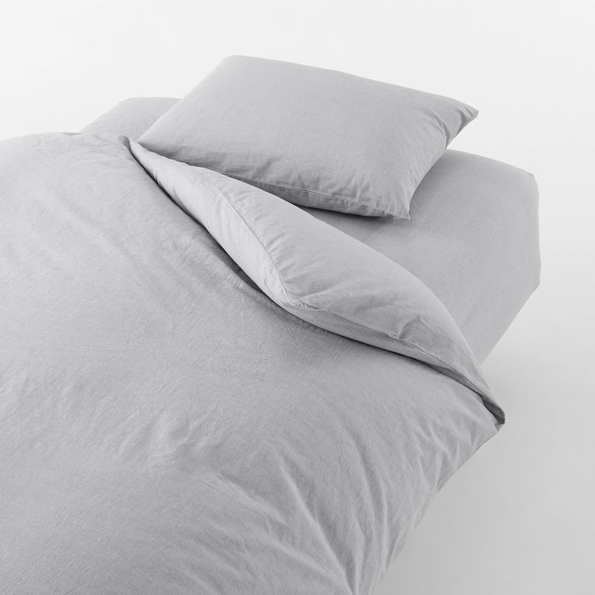 Washed Cotton Fitted Sheet - Image 7
