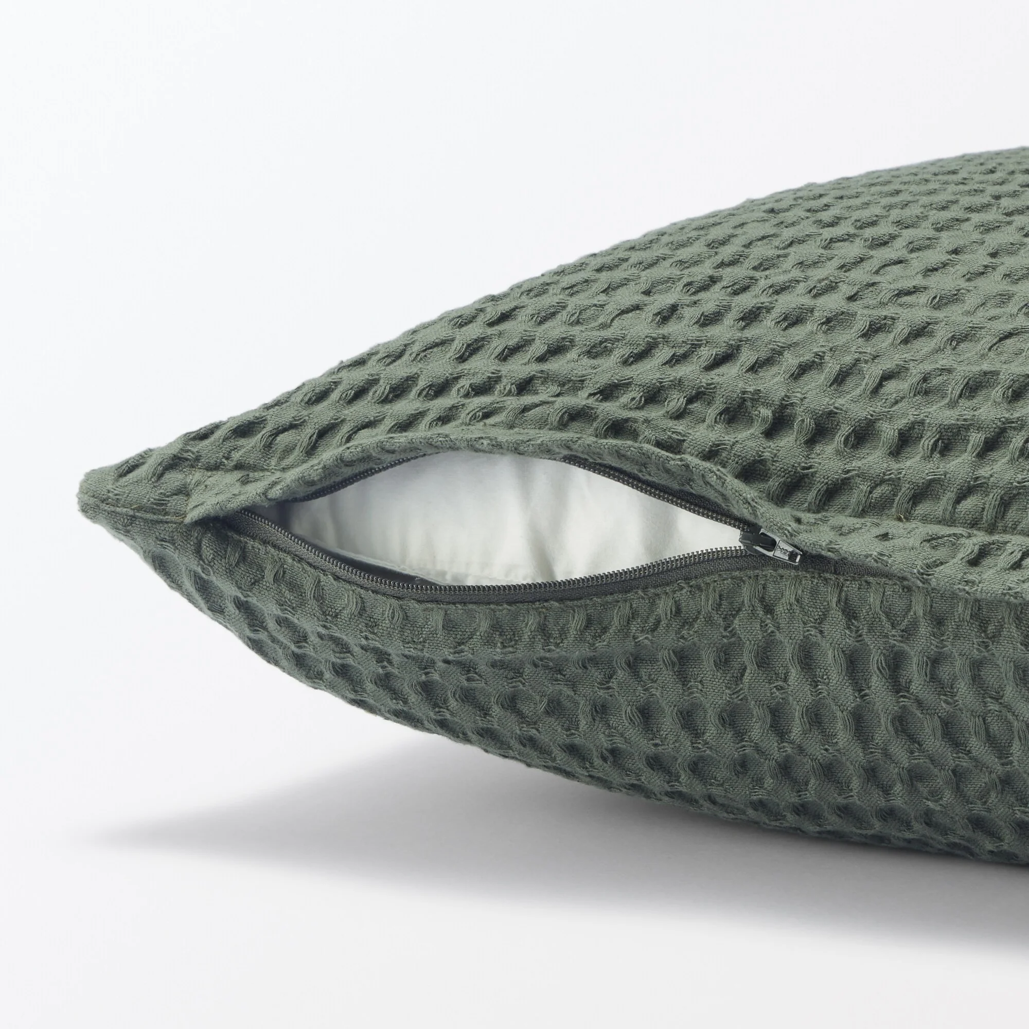 Washed Cotton Waffle Cushion Cover (43 x 43 cm) - Image 17