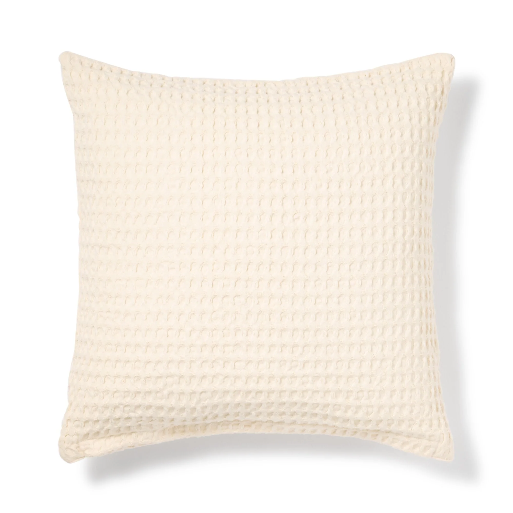 Washed Cotton Waffle Cushion Cover (55 x 59 cm)