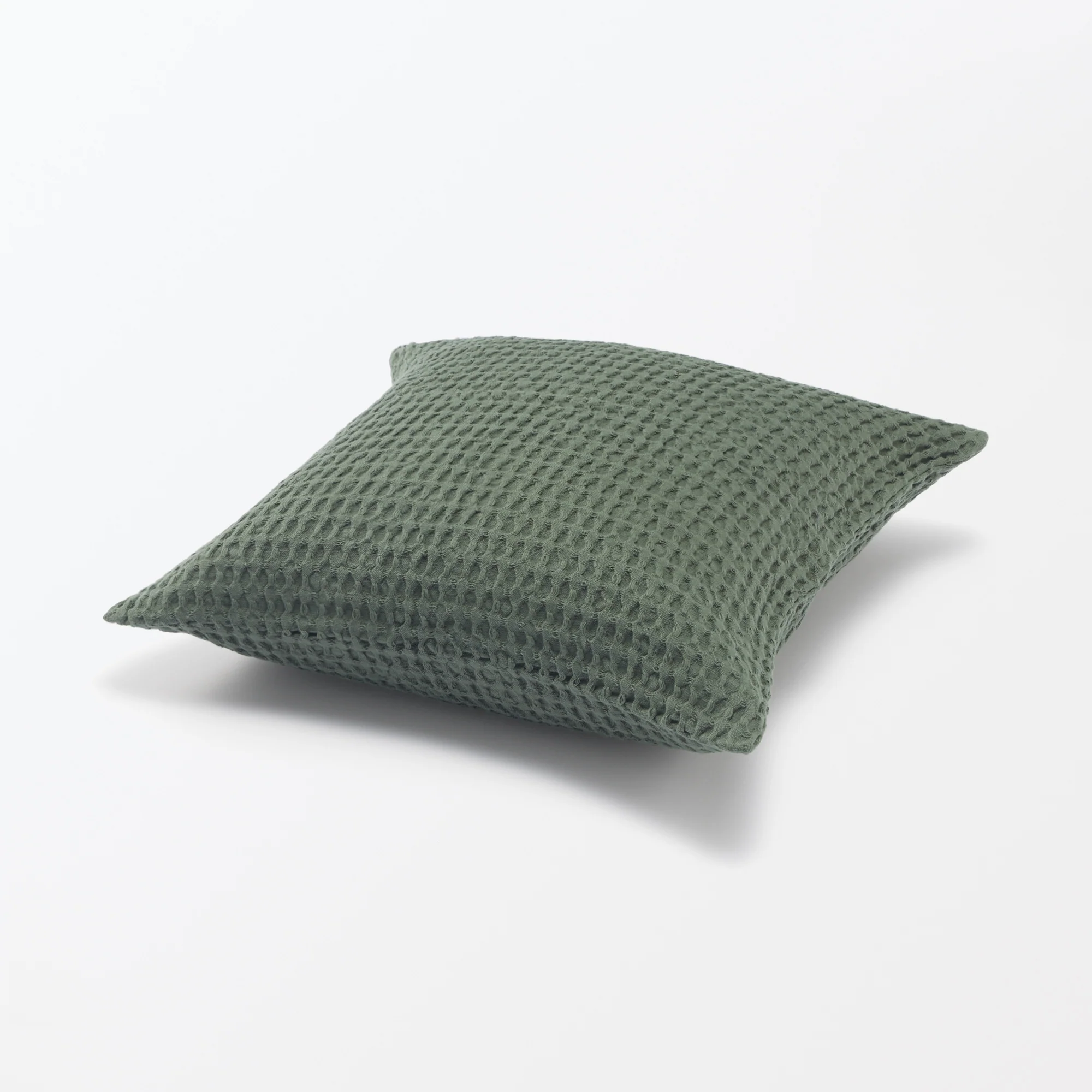 Washed Cotton Waffle Cushion Cover (55 x 59 cm) - Image 15