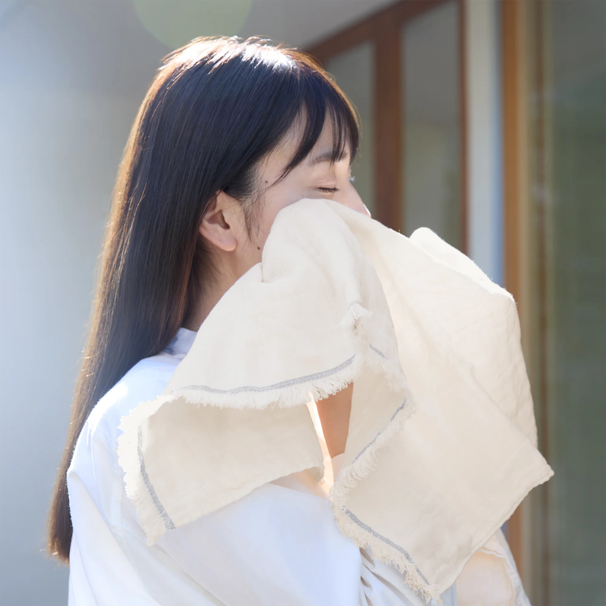 Washed Gauze Face Towel - Image 12