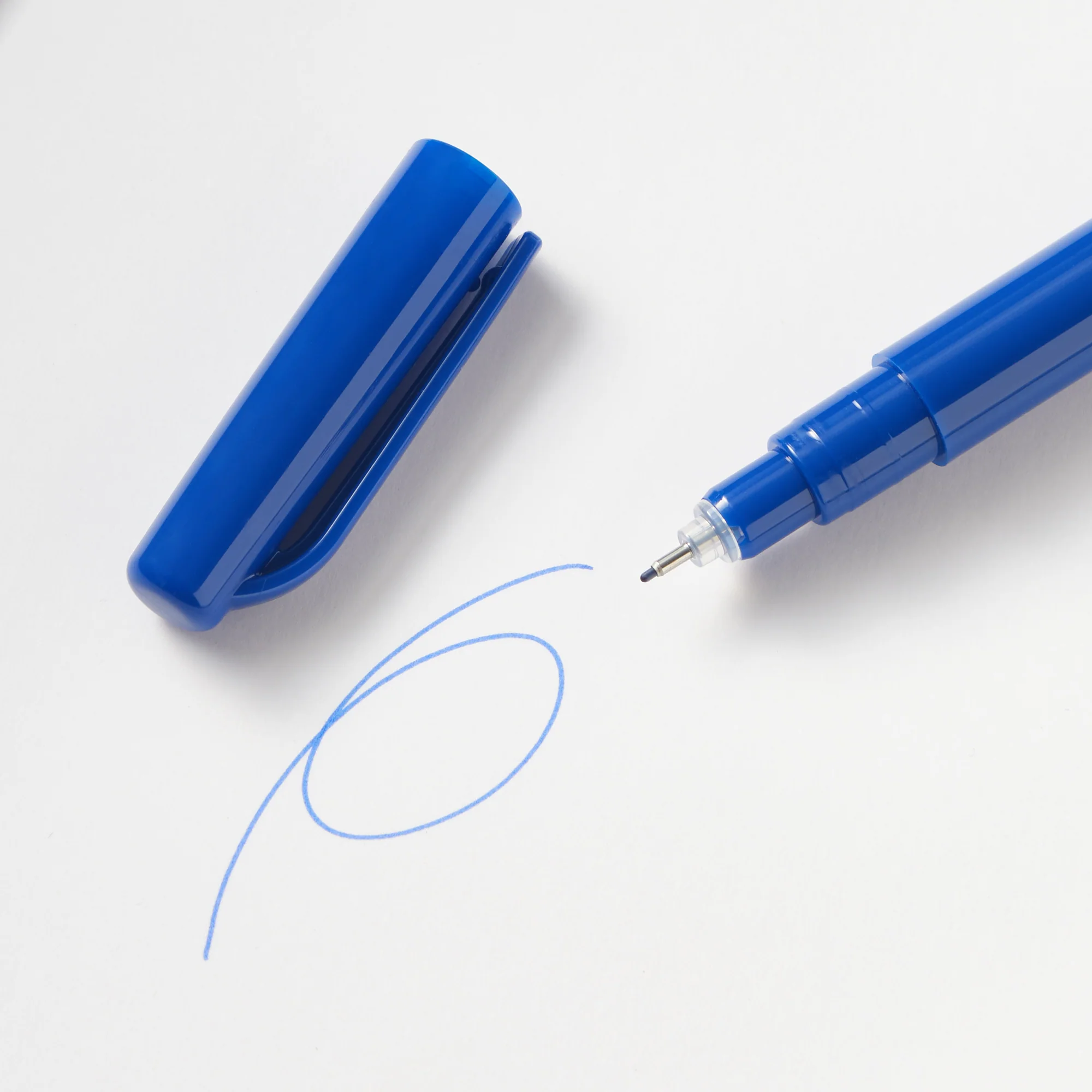 Water Based Fine Tip Pen - Blue - Image 2