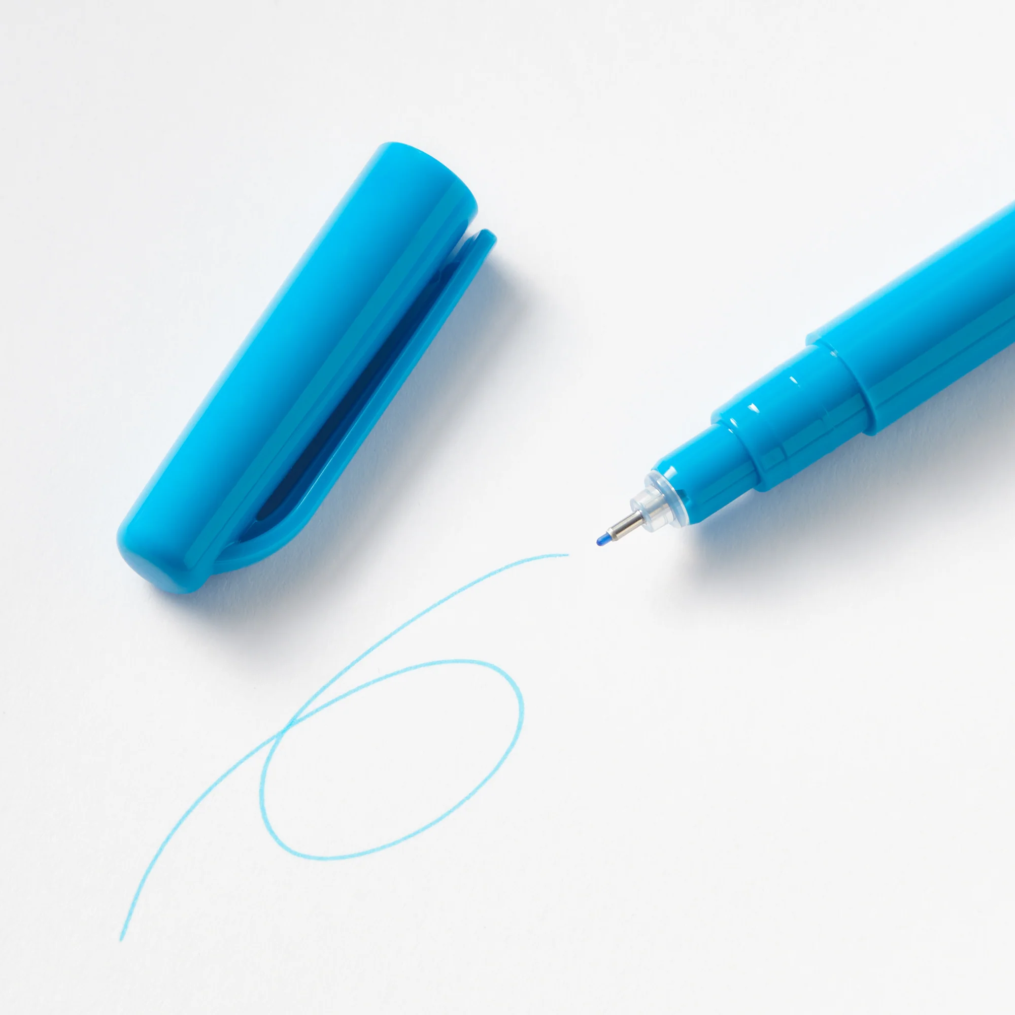 Water Based Fine Tip Pen - Sky Blue - Image 2