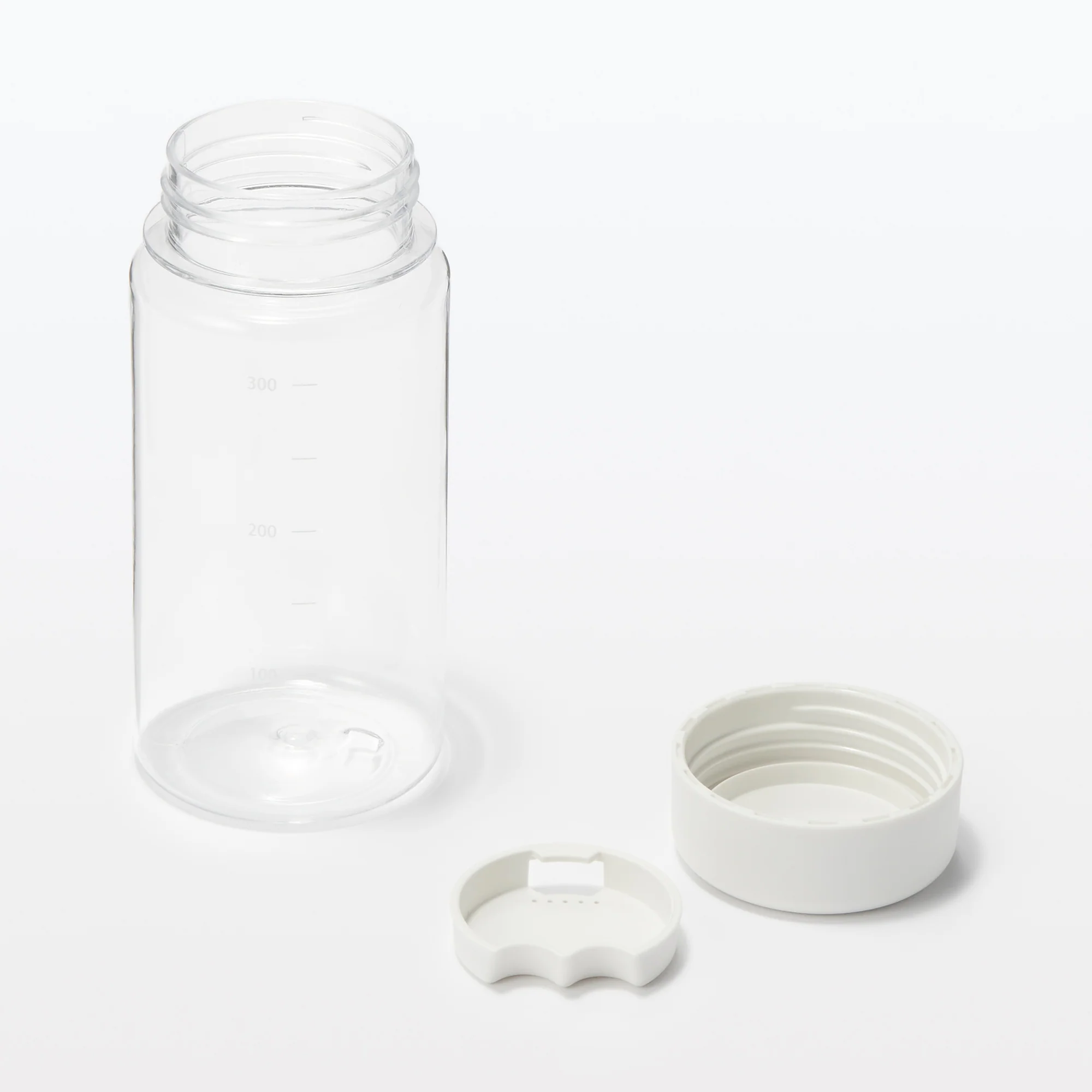 Water Bottle with Measurements 350ml - White - Image 4