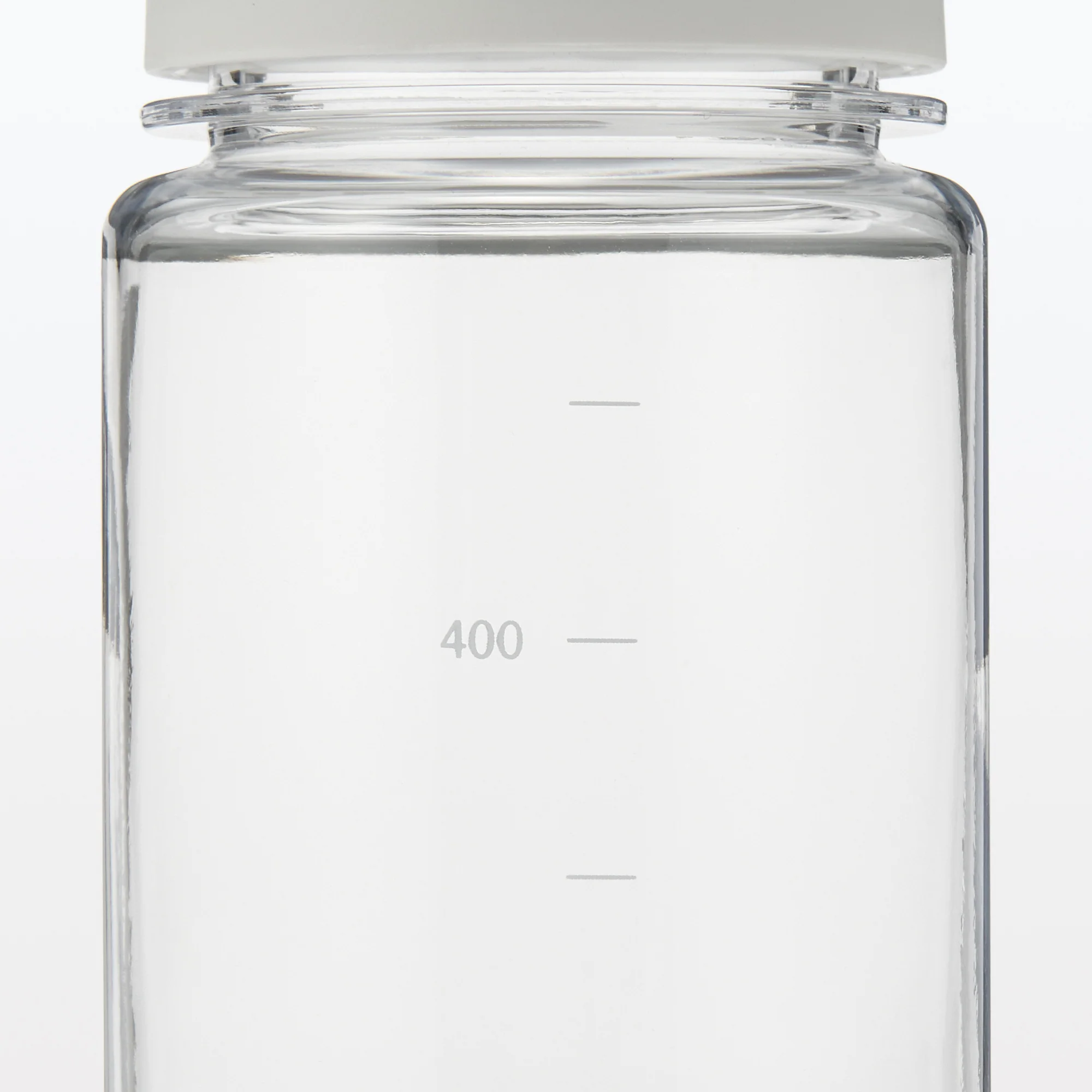 Water Bottle with Measurements 500ml - White - Image 3