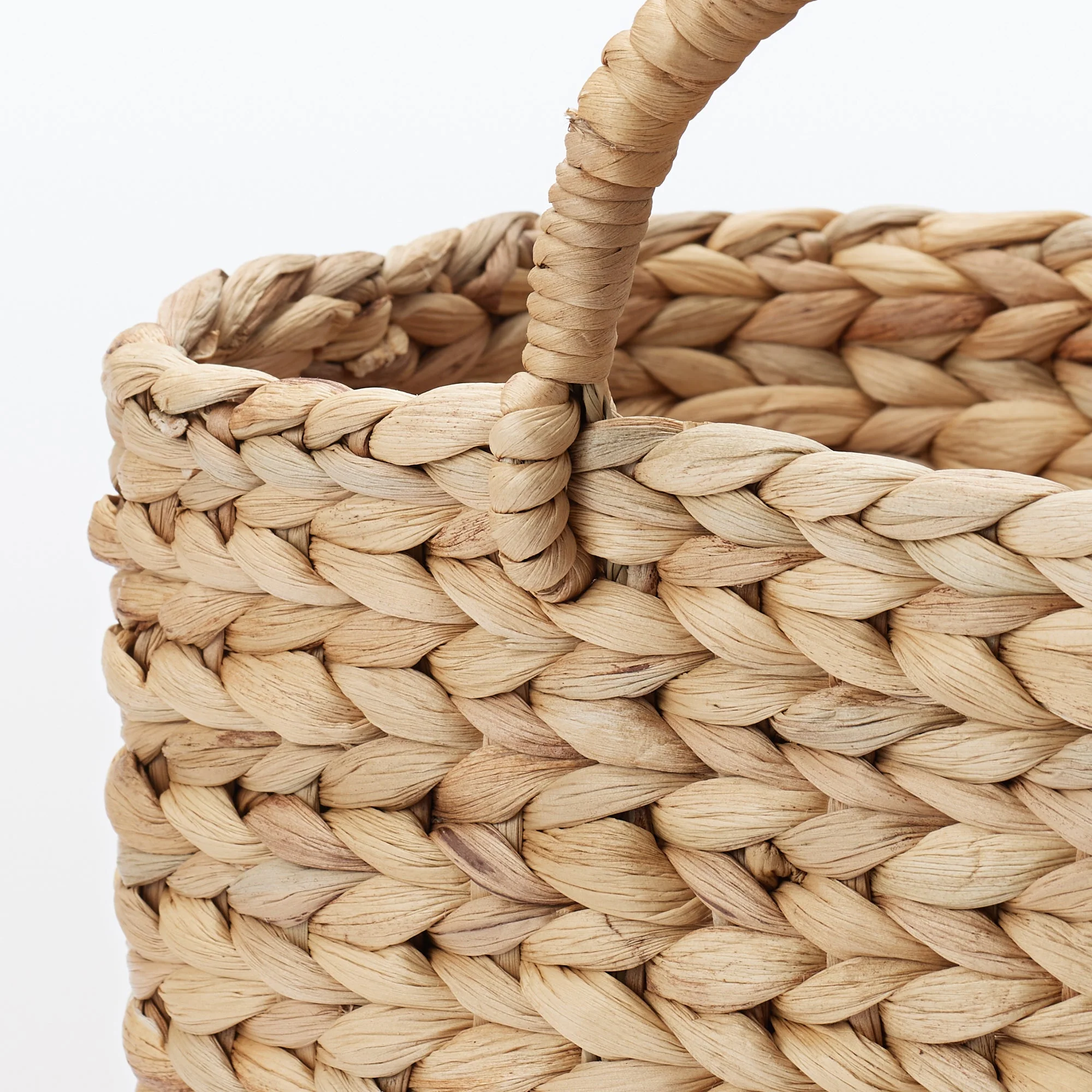Water Hyacinth Basket - Large W37 x D18.5 x H26 cm - Image 6