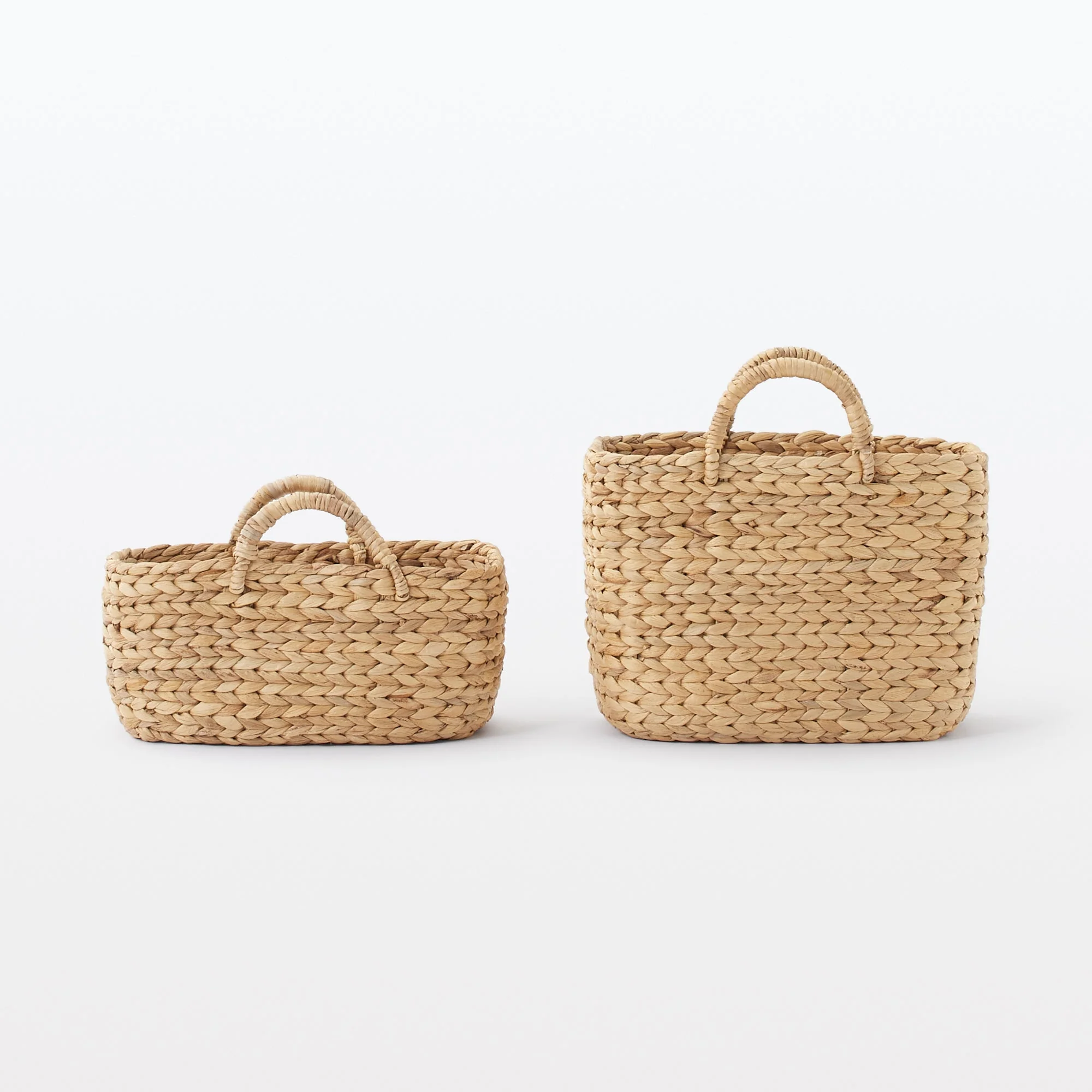 Water Hyacinth Basket - Large W37 x D18.5 x H26 cm - Image 7