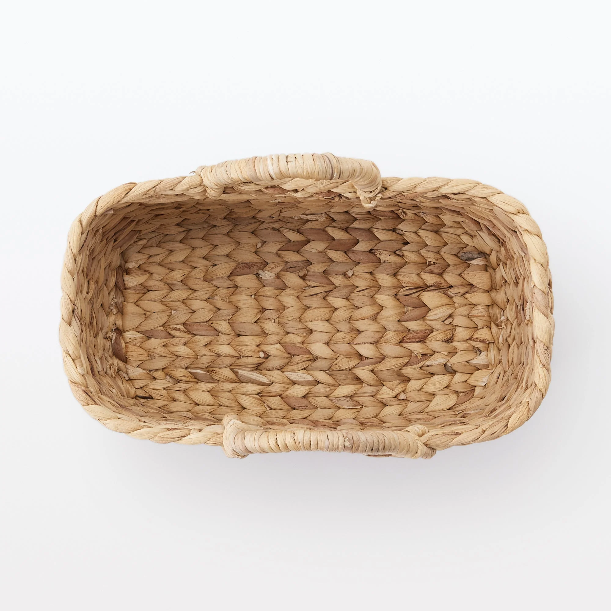 Water Hyacinth Basket - Oval - Small W37 x D18.5 x H16 cm - Image 5