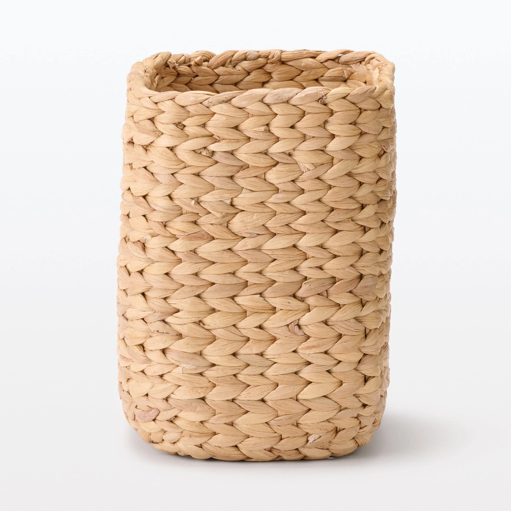 Water Hyacinth Basket - Rectangle - Large Half W17 x D23 x H24 cm - Image 3