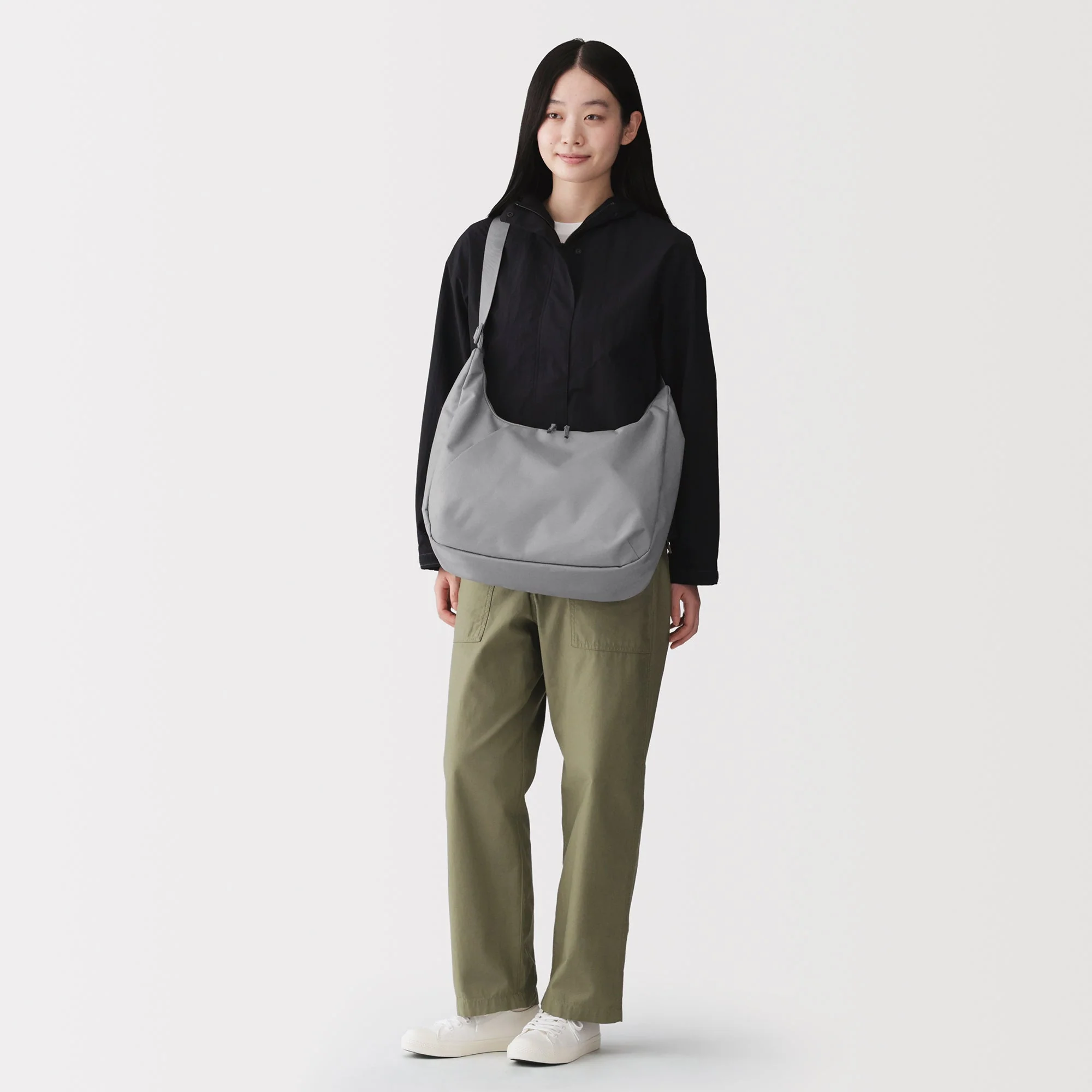 Water Repellent 2-Way Shoulder Bag - Image 3