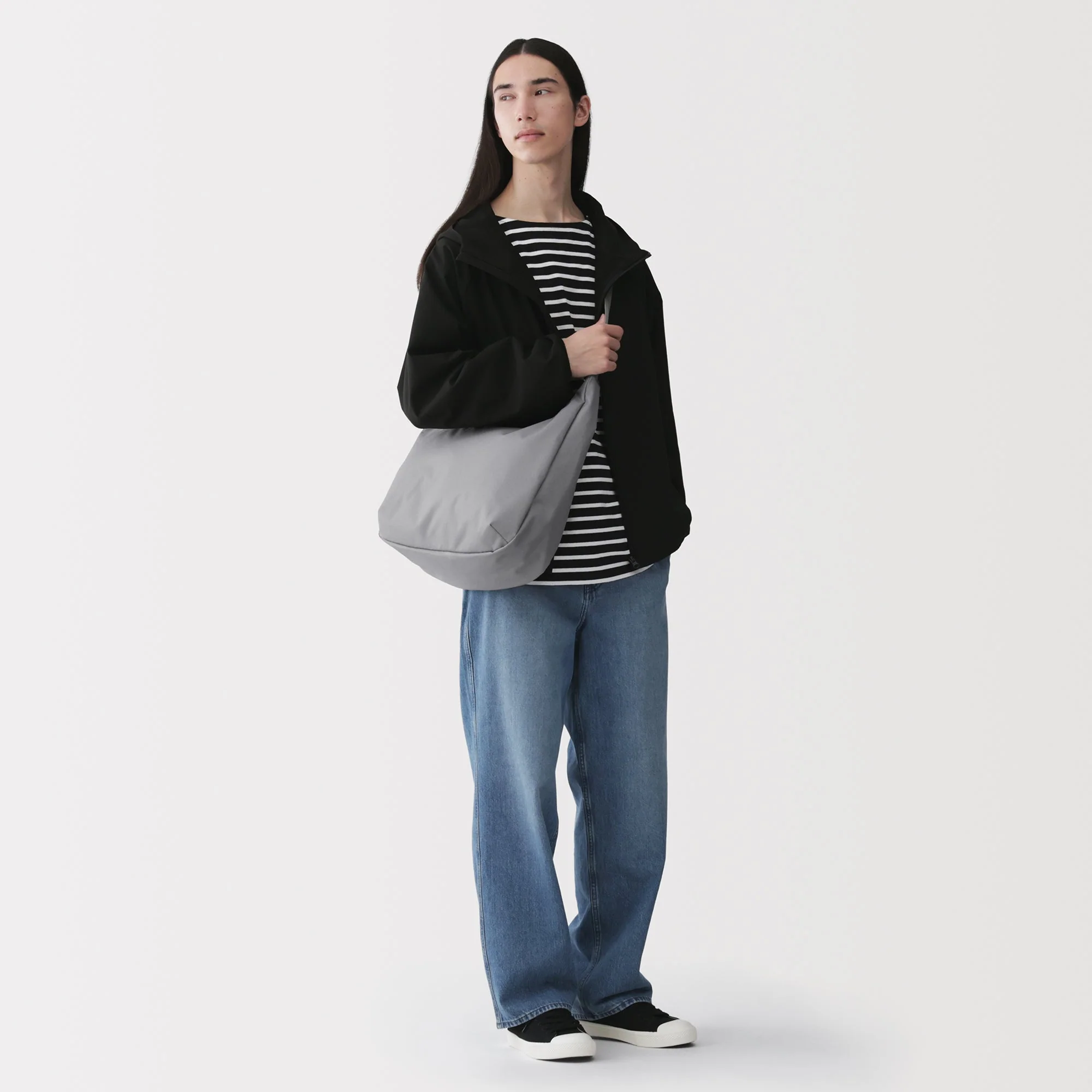 Water Repellent 2-Way Shoulder Bag - Image 5