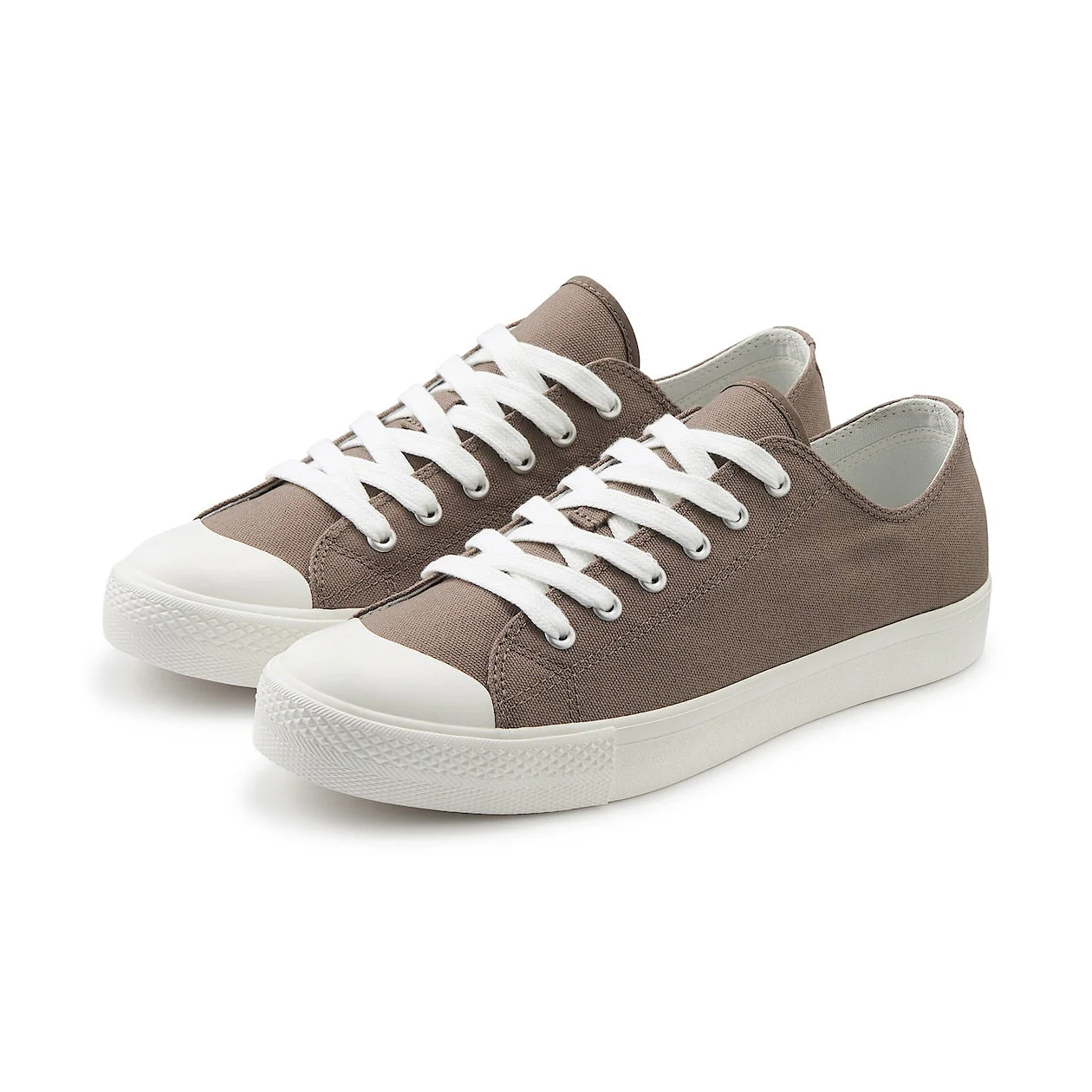 Water Repellent Cushioned Sneakers with Laces Mocha Brown - Image 2