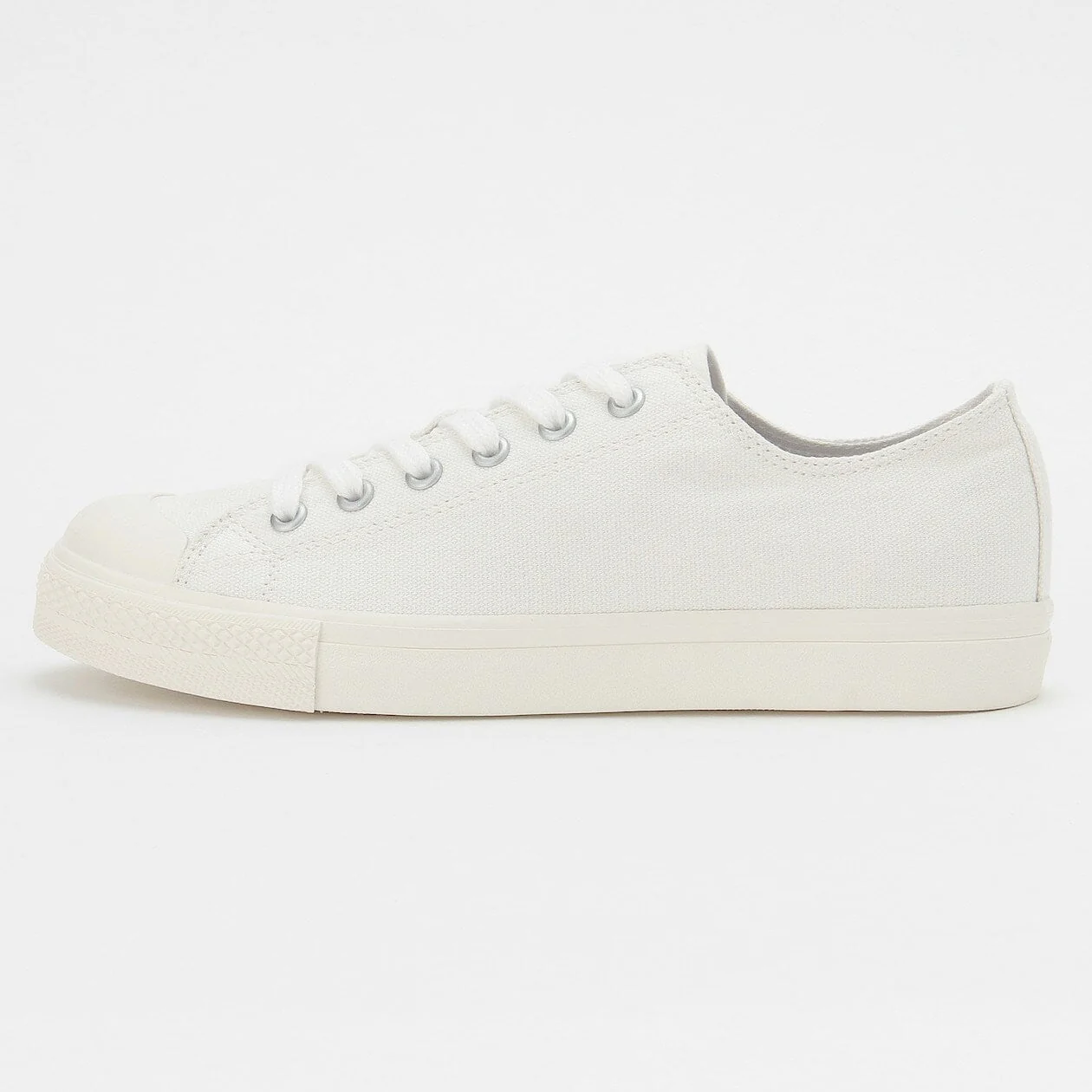 Water Repellent Cushioned Sneakers with Laces Off White - Image 5