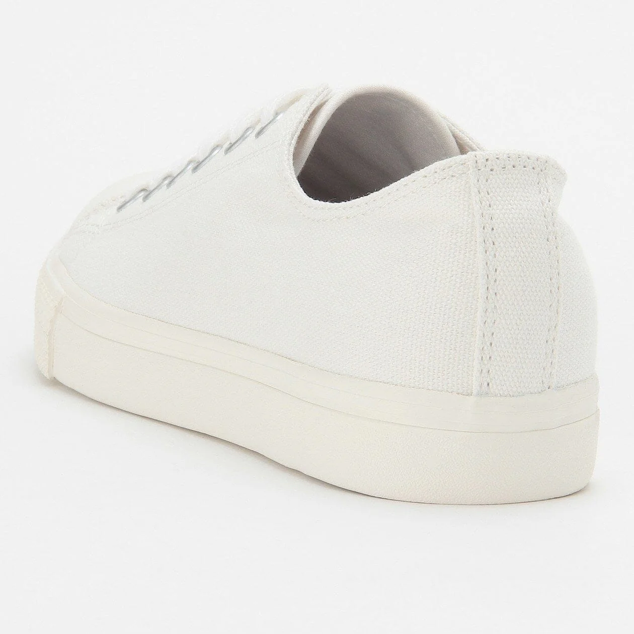 Water Repellent Cushioned Sneakers with Laces Off White - Image 7
