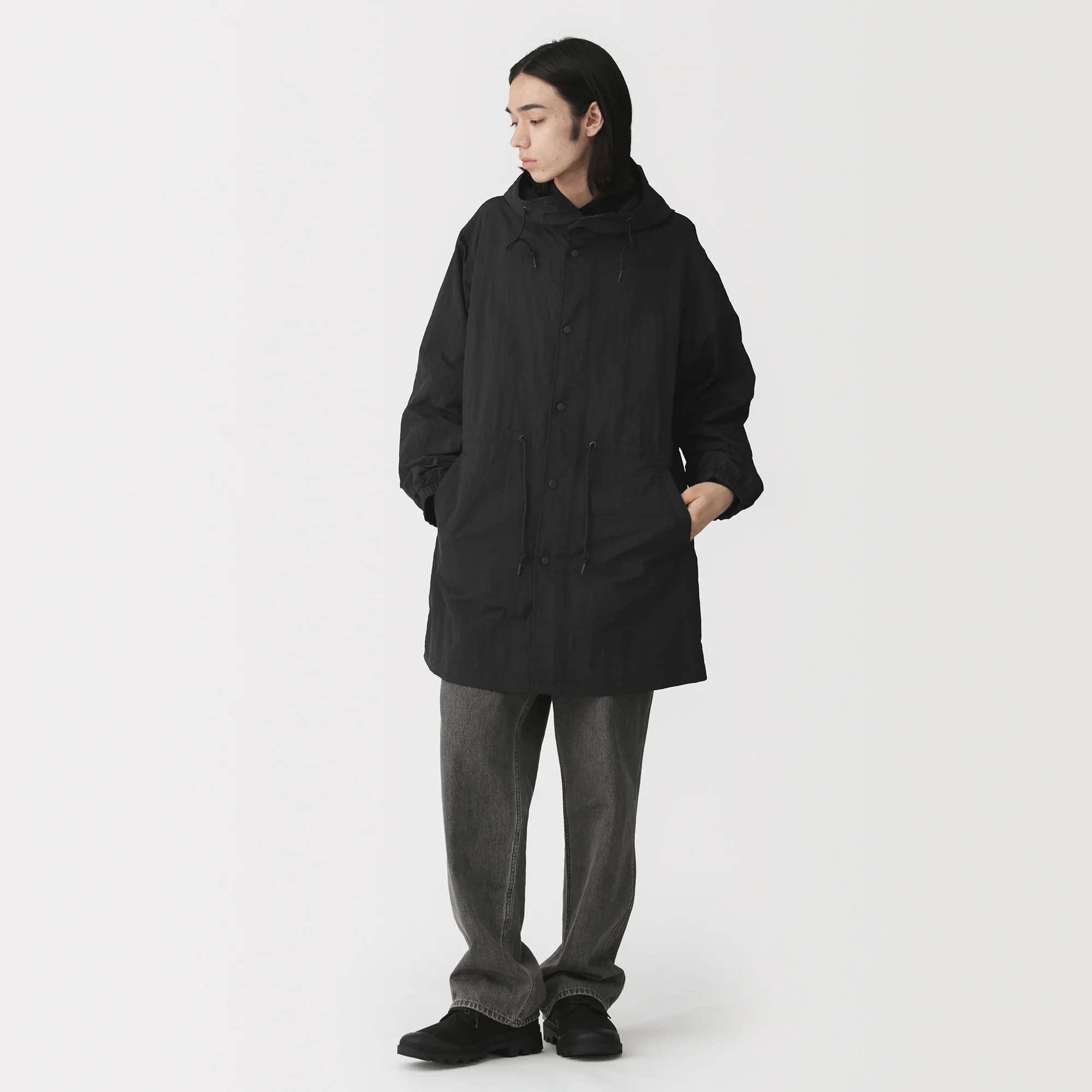 Water Repellent Hooded Coat - Image 11