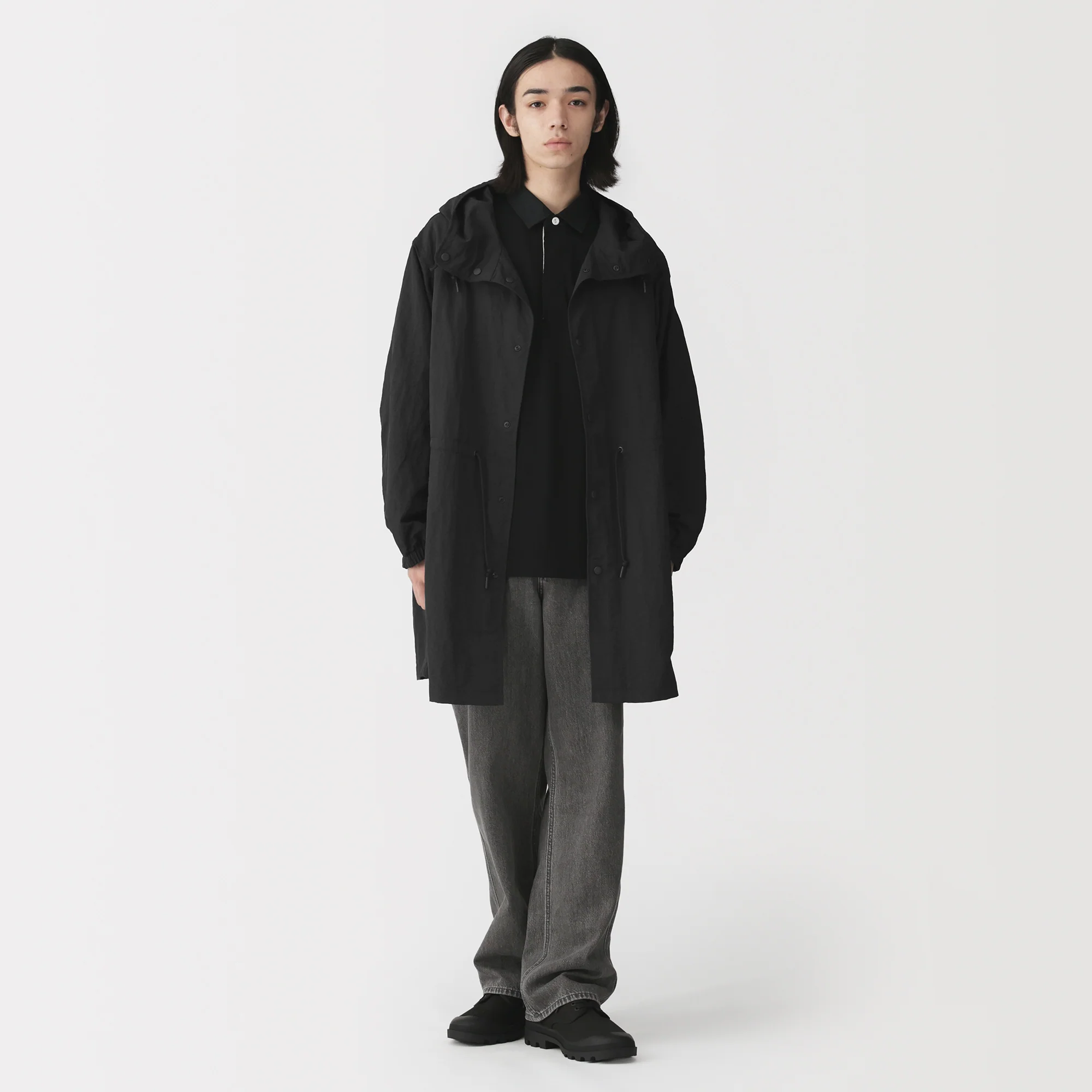 Water Repellent Hooded Coat - Image 12
