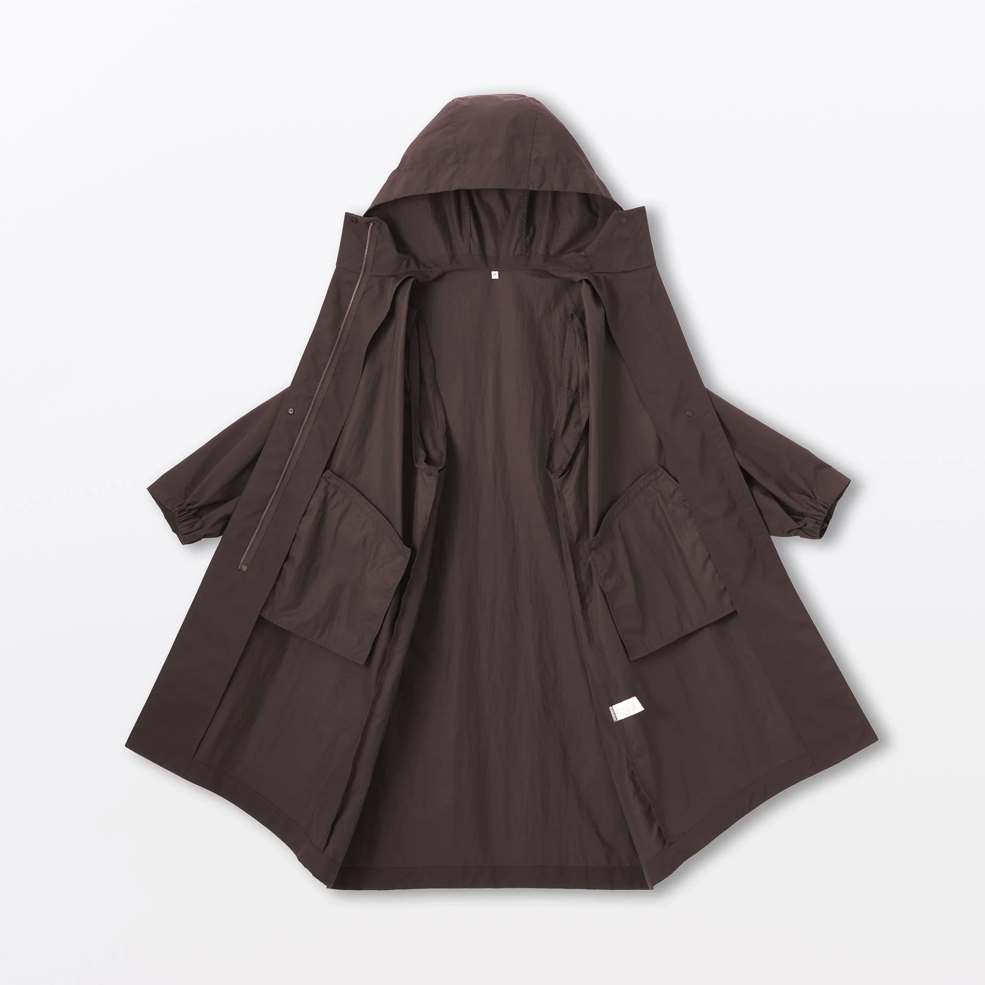 Water Repellent Hooded Long Coat - Image 10