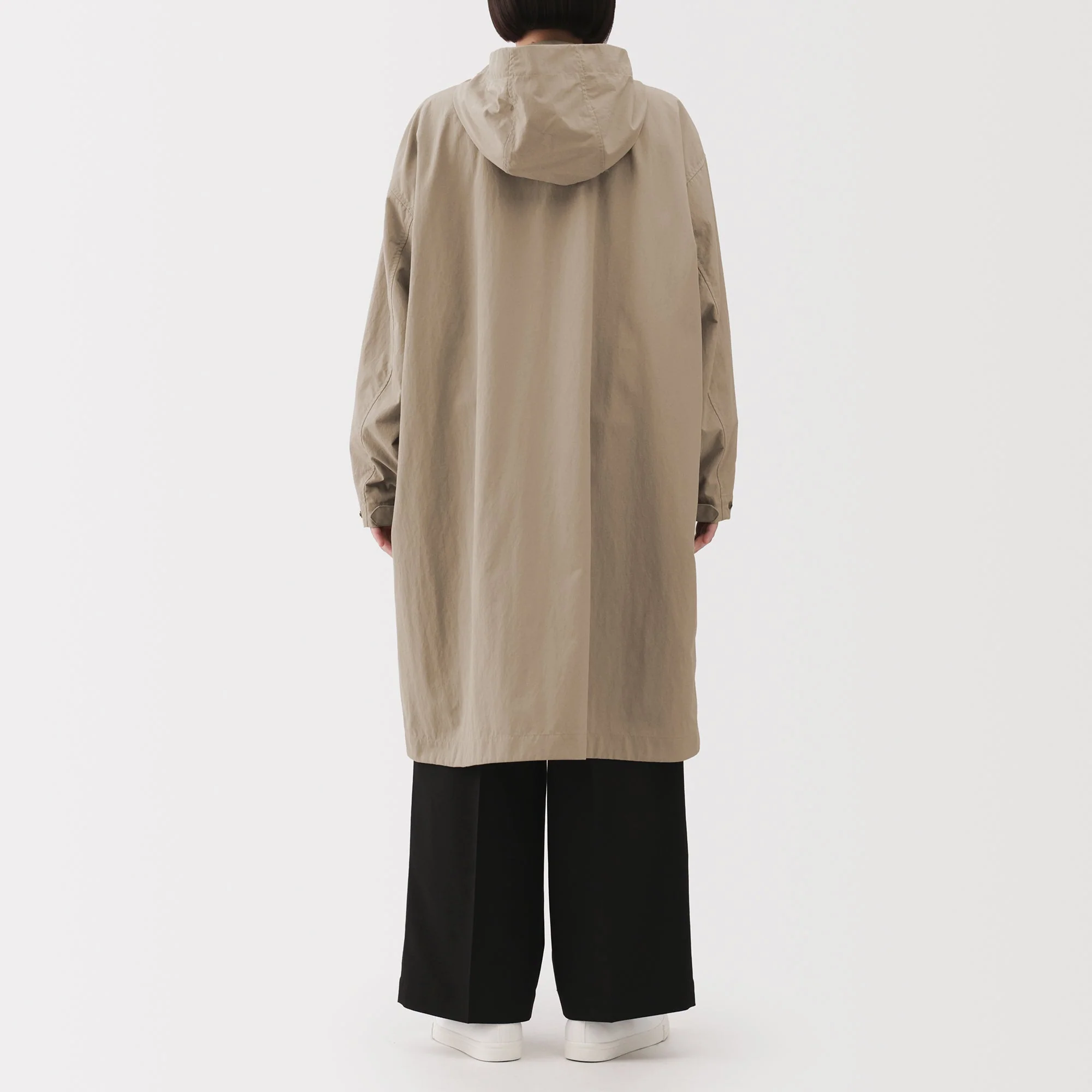 Water Repellent Hooded Long Coat - Image 28