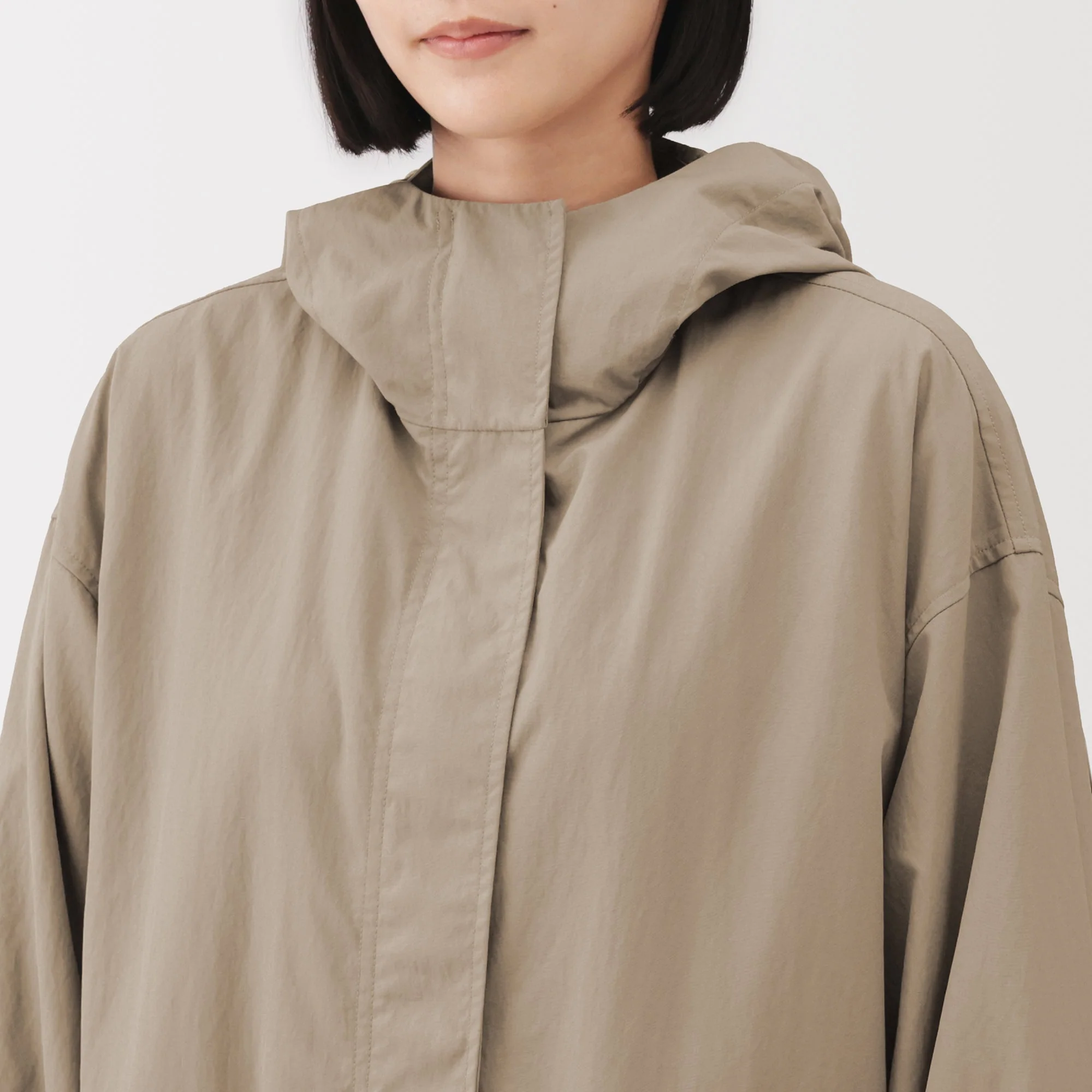 Water Repellent Hooded Long Coat - Image 29