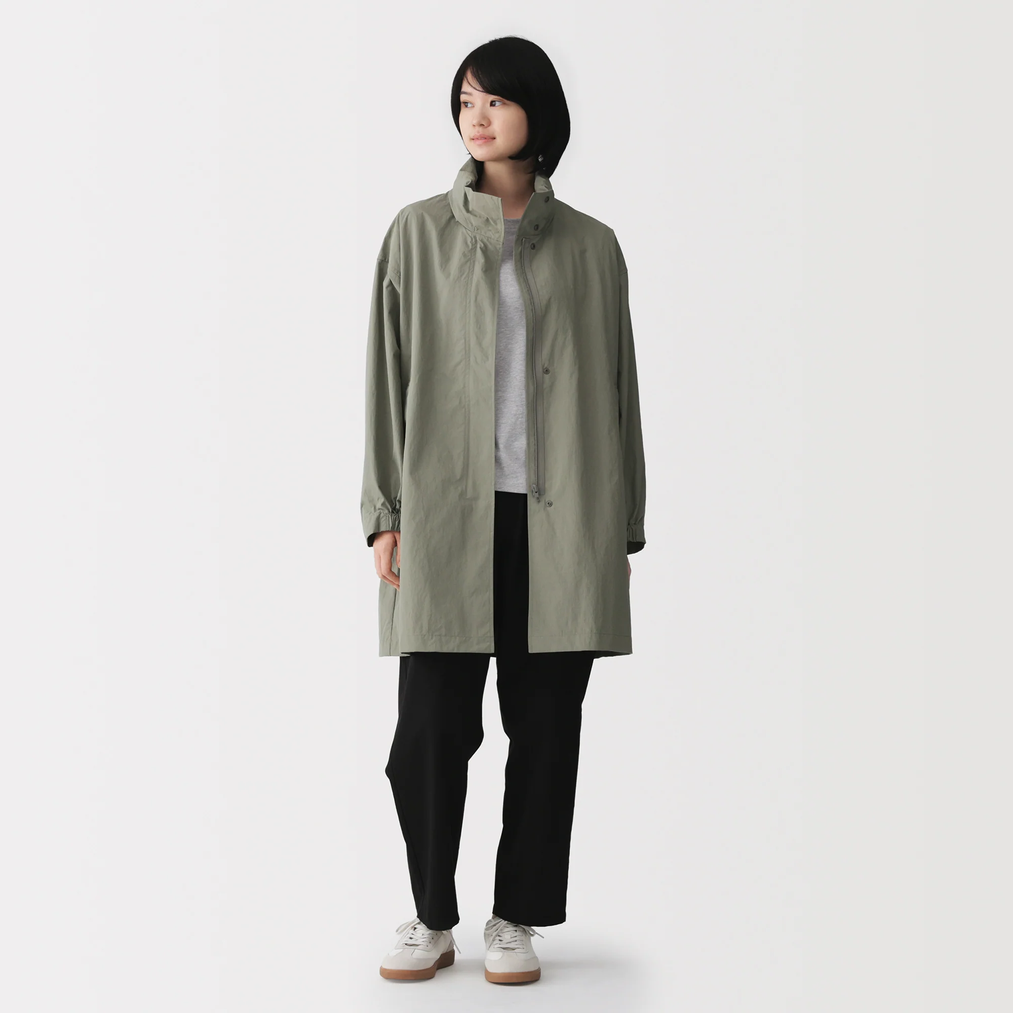 Water Repellent Hooded Long Coat - Image 13