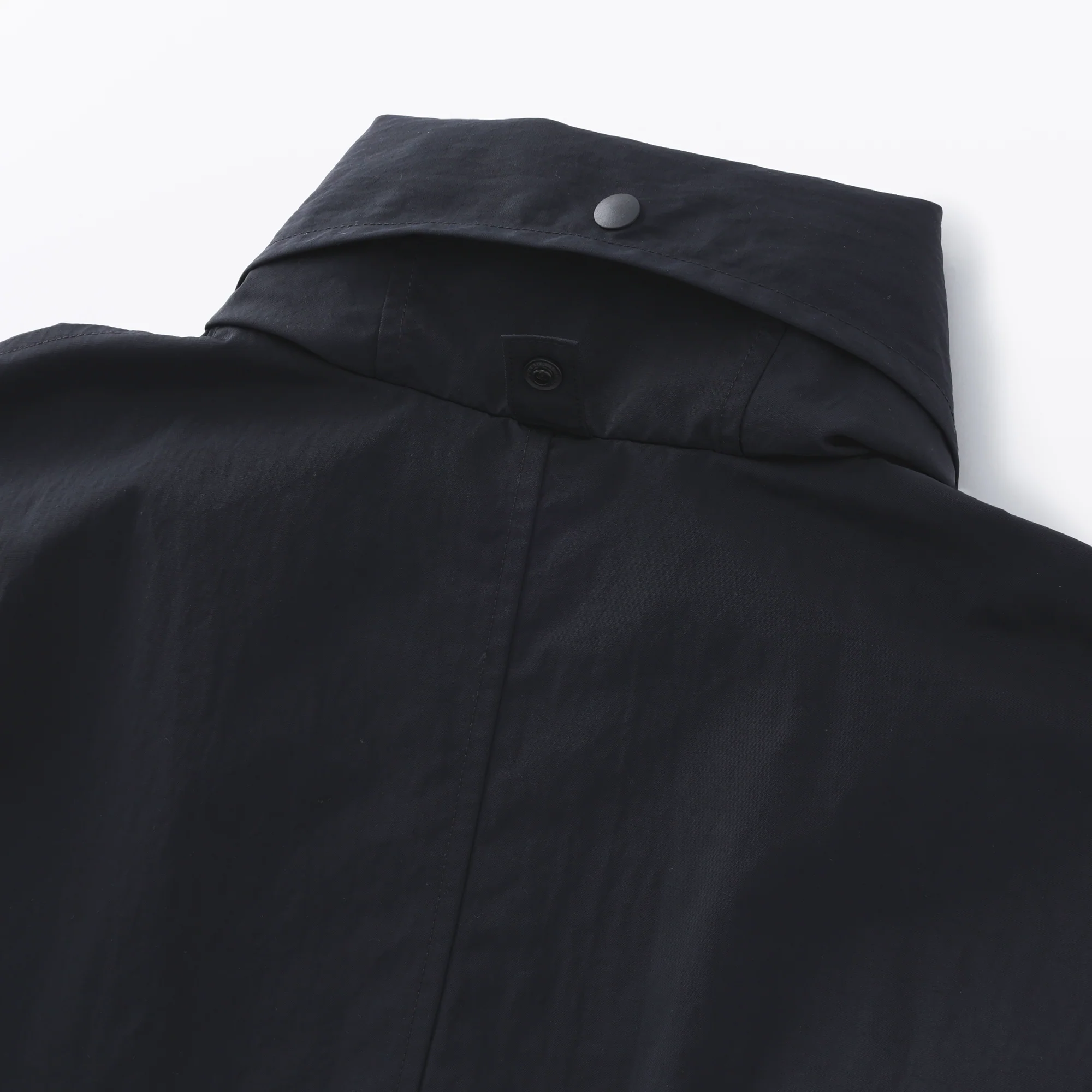 Water Repellent Hooded Long Coat - Image 9