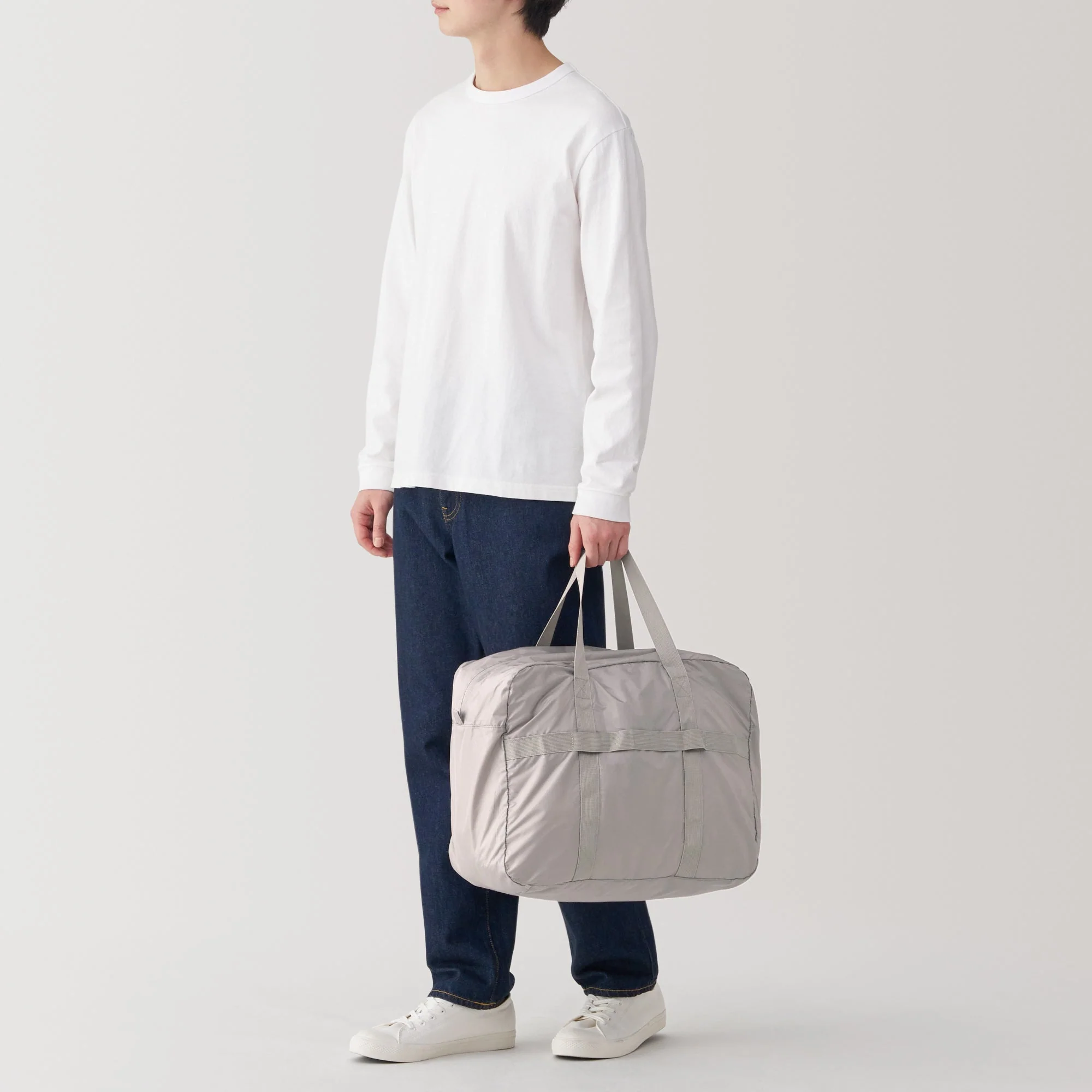 Water Repellent Wide Boston Bag - Image 20