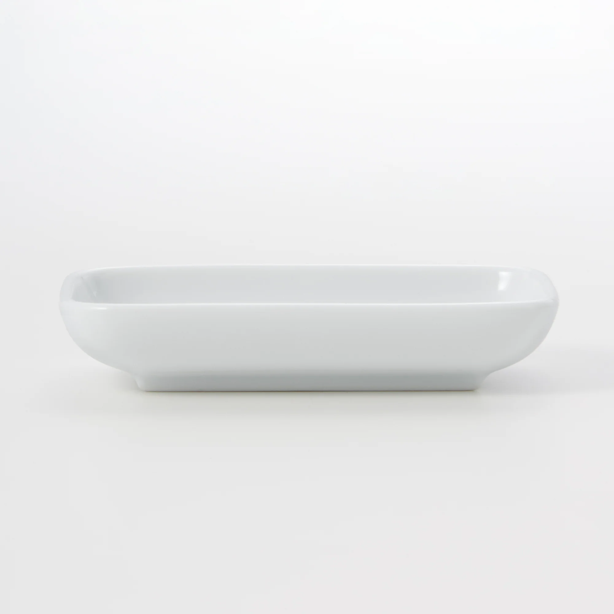 White Porcelain Rectangular Dish - Image 2
