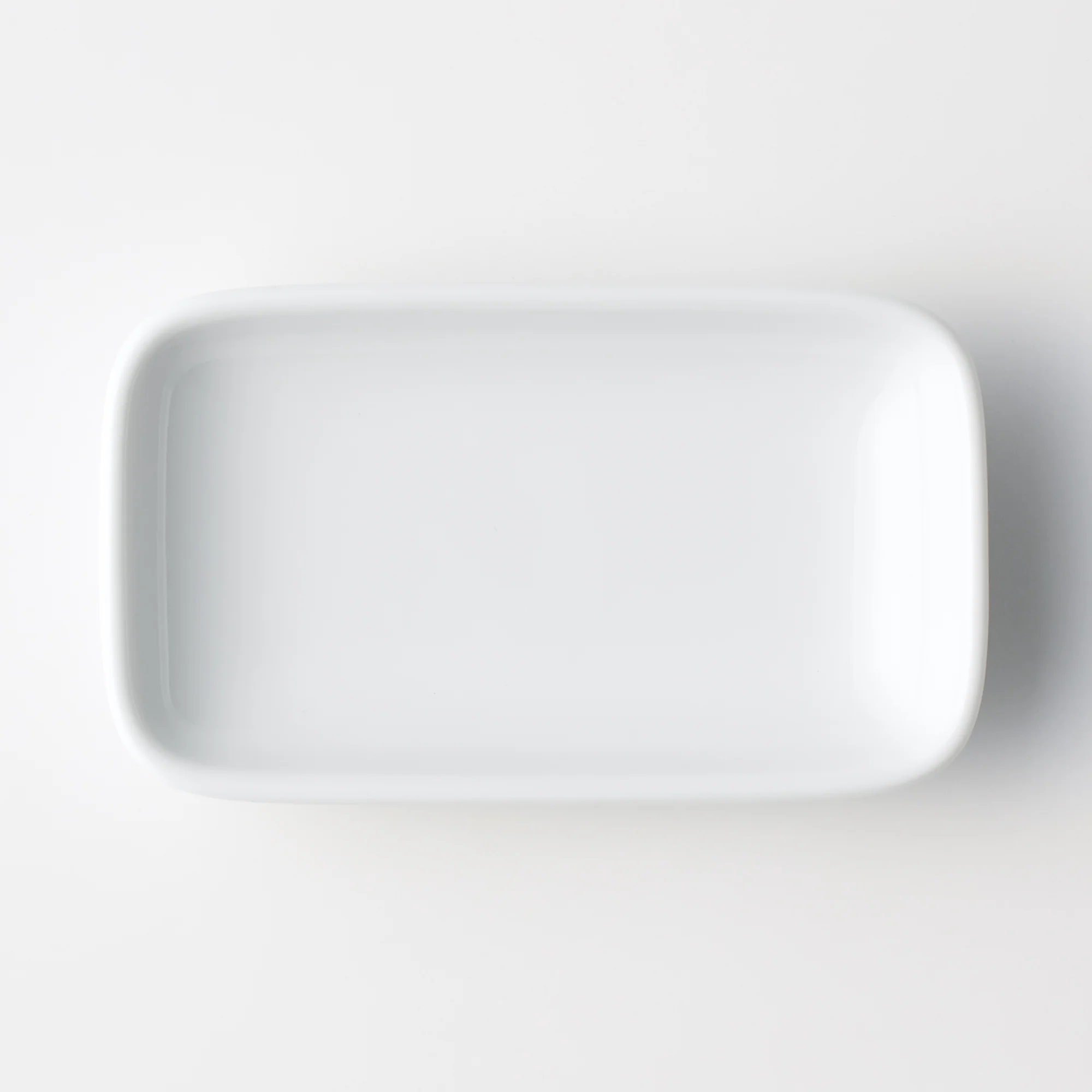 White Porcelain Rectangular Dish - Image 3
