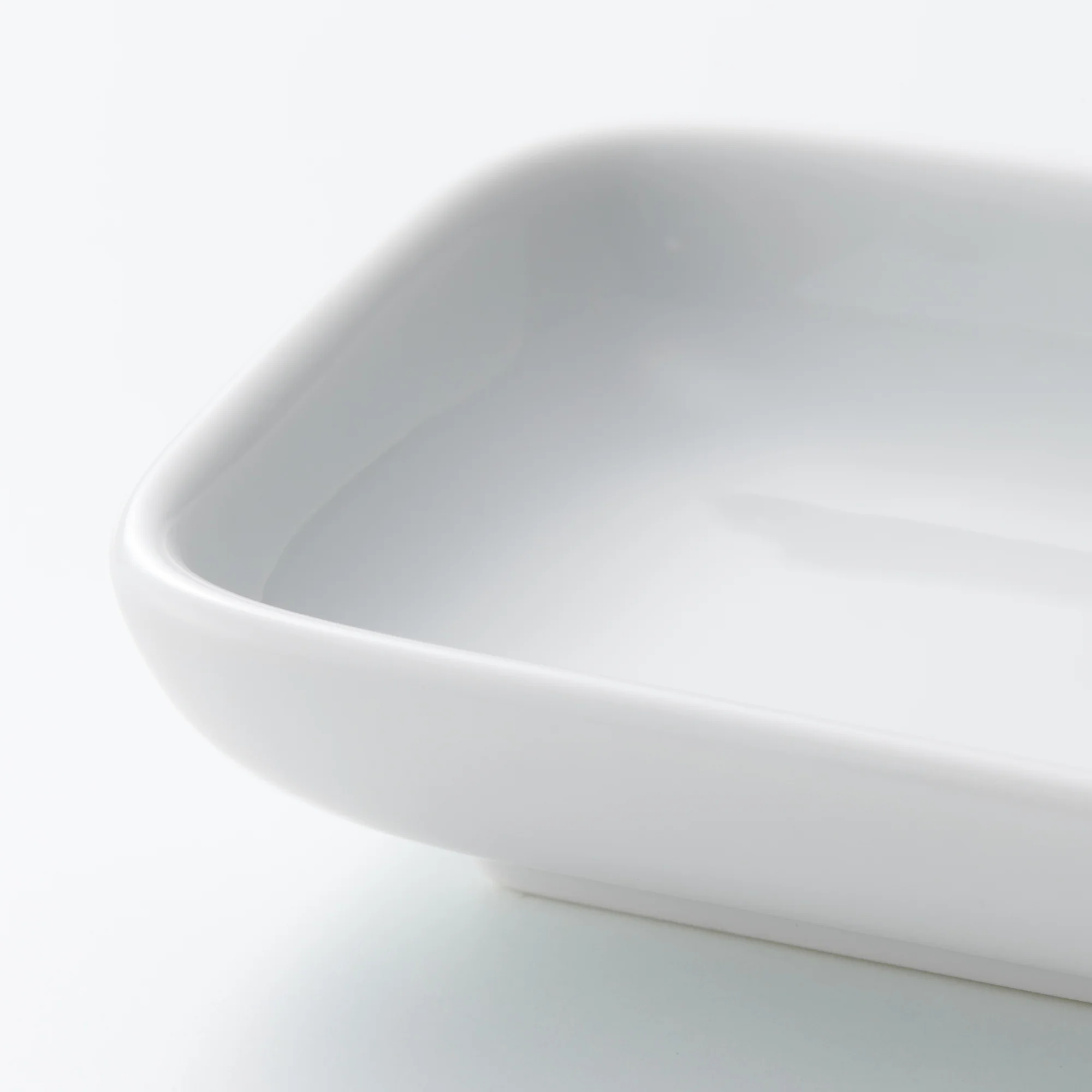 White Porcelain Rectangular Dish - Image 5
