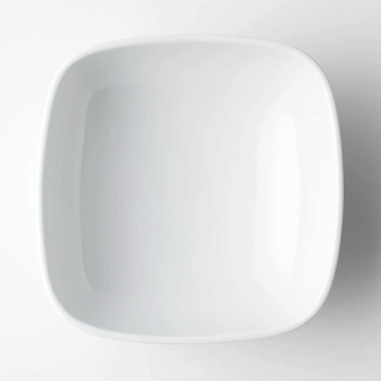 White Porcelain Square Bowl - Image 4