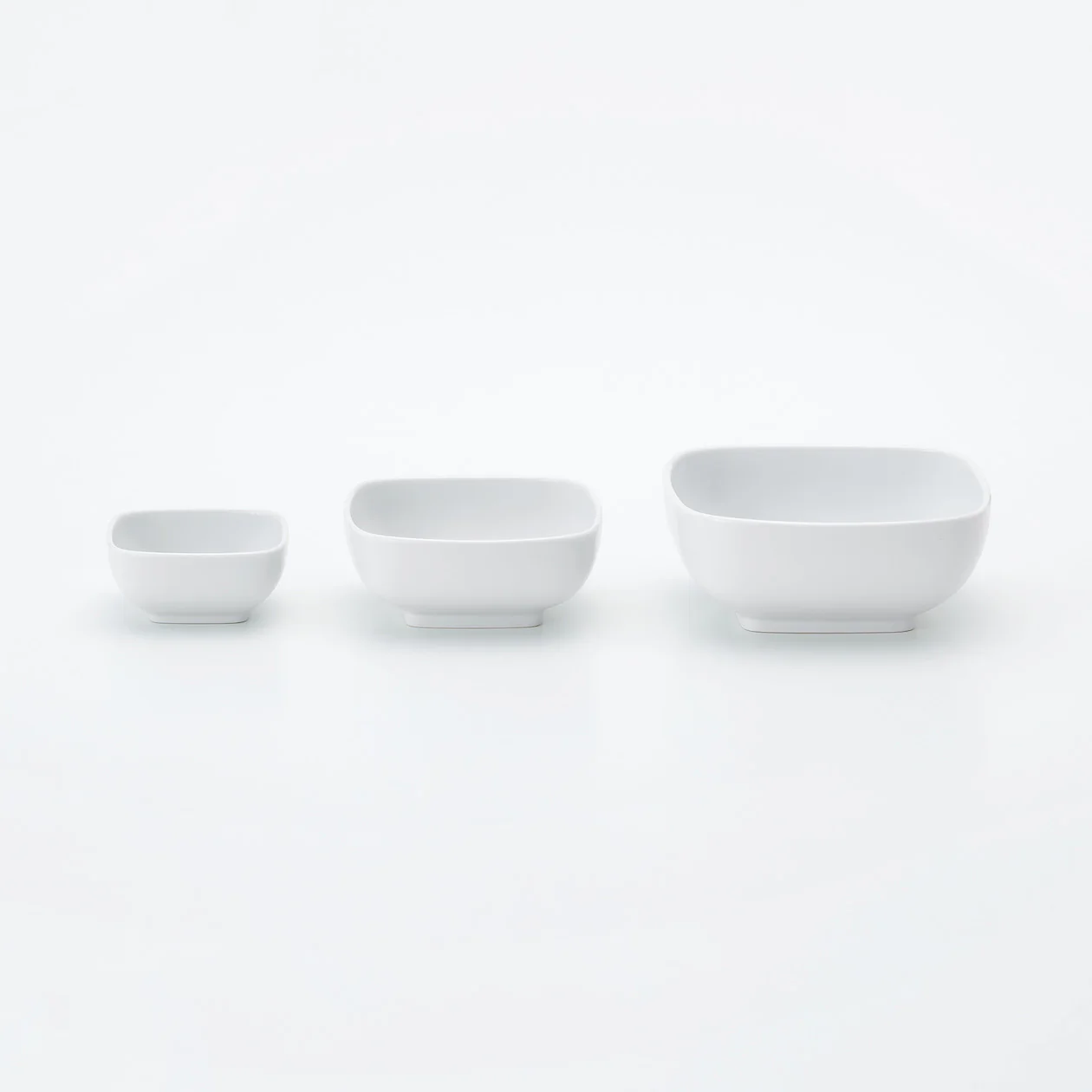 White Porcelain Square Bowl - Image 7