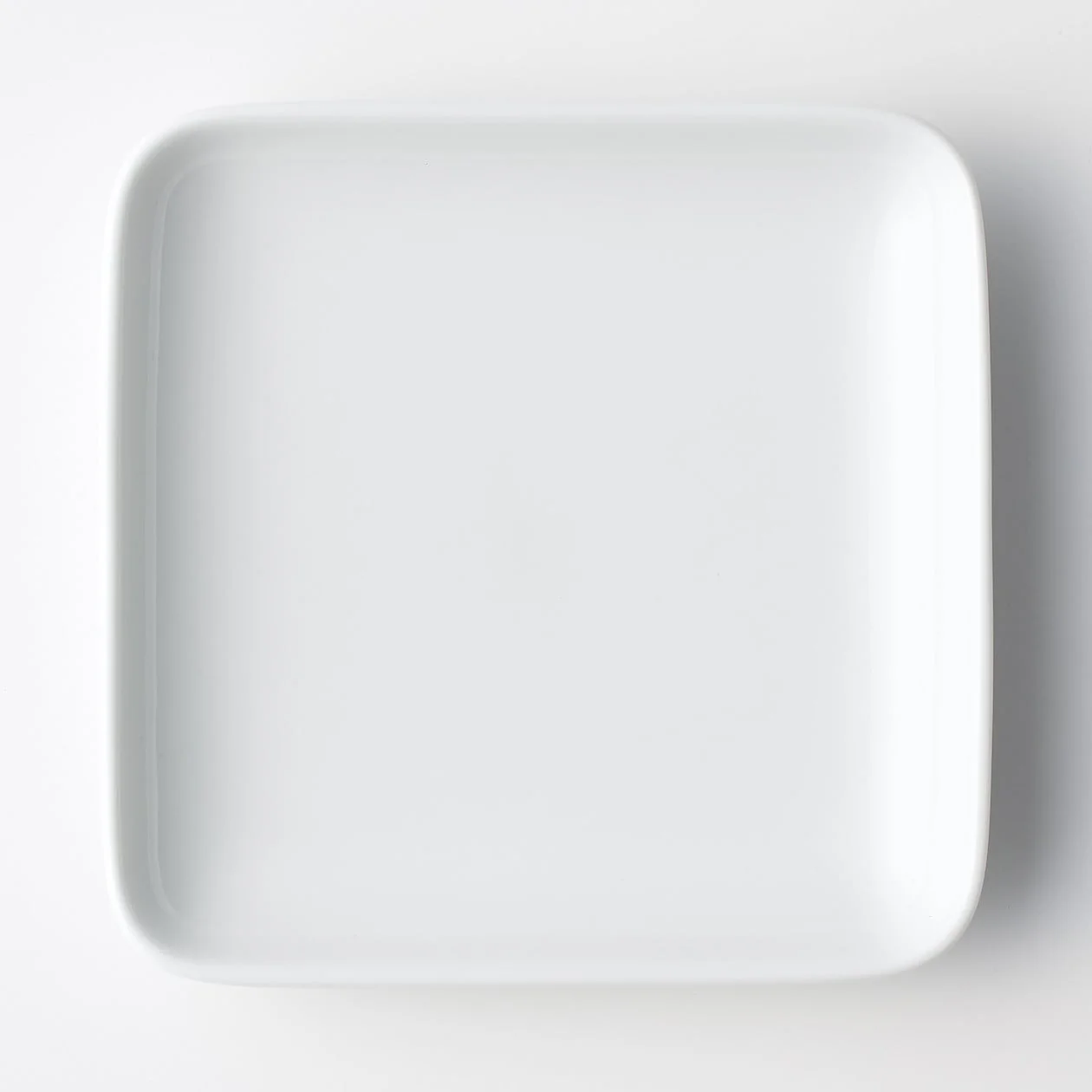 White Porcelain Square Dish - Image 3