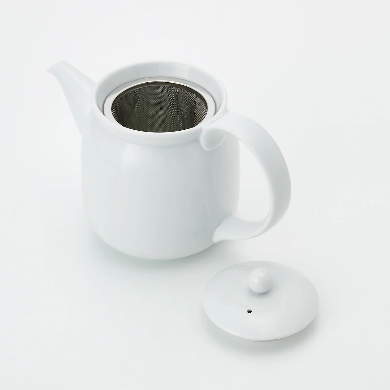 White Porcelain Tea Pot - Image 13