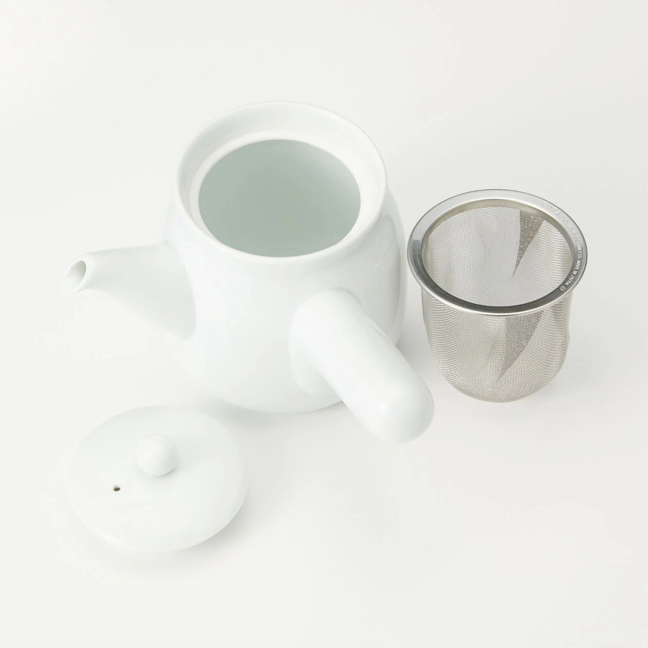 White Porcelain Tea Pot - Image 5